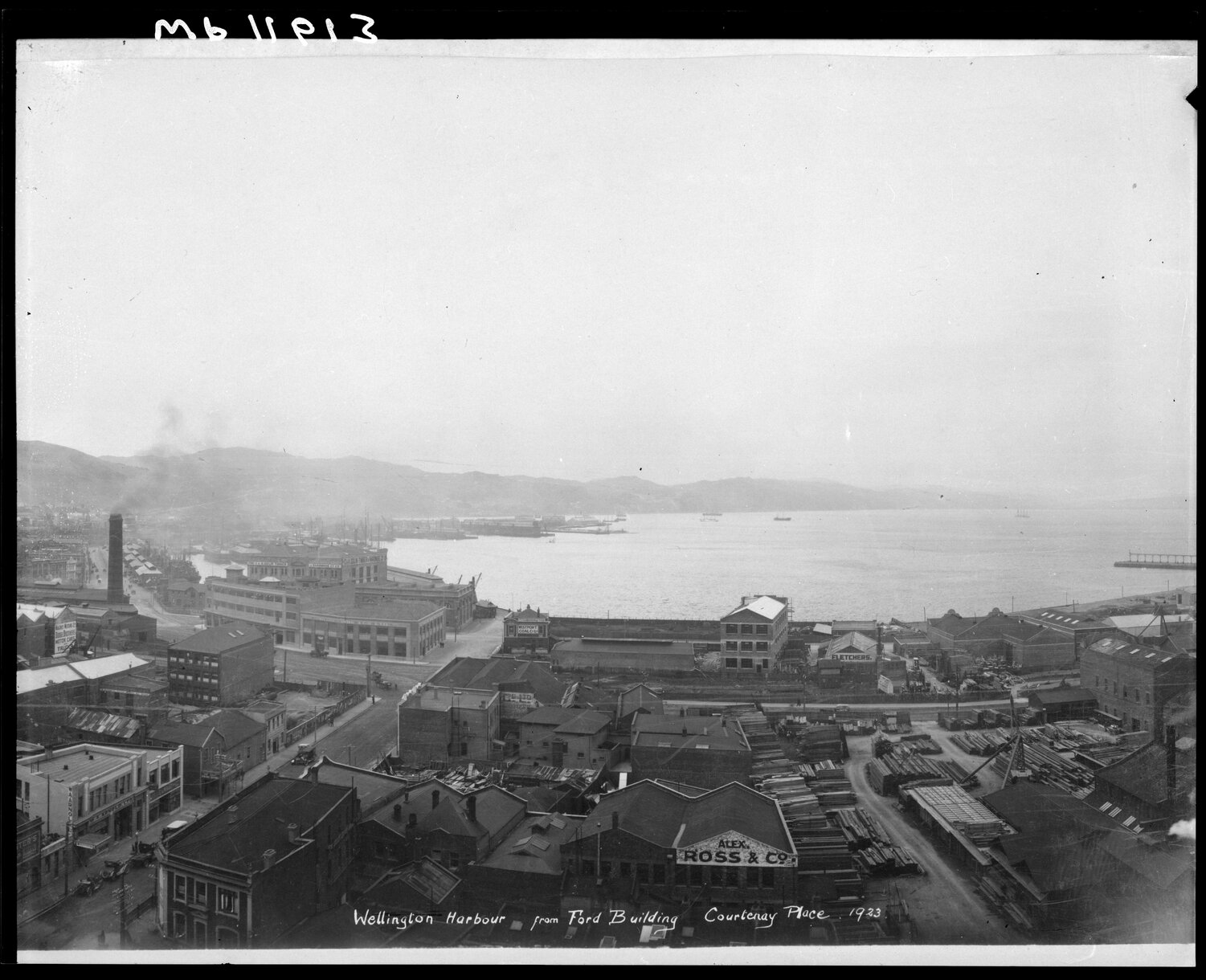 Part two of a panorama of Te Aro from the Ford building, Courtenay Place