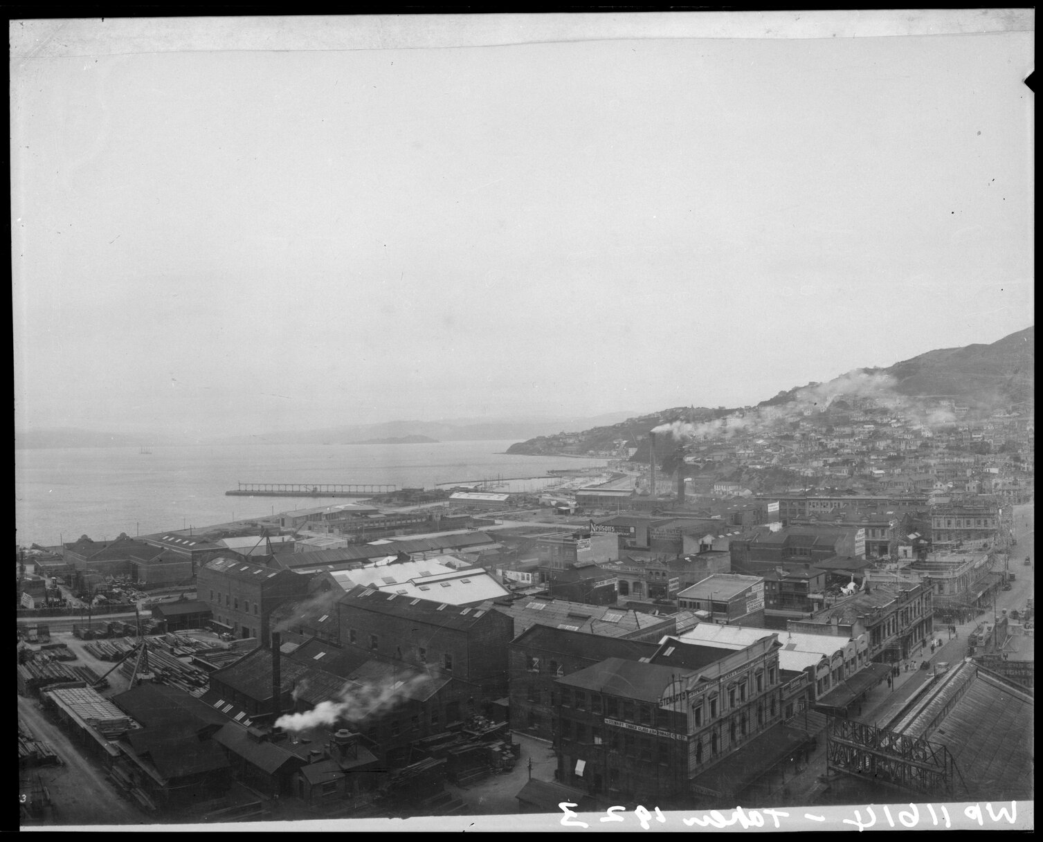 Part three of a panorama of Te Aro from the Ford building, Courtenay Place