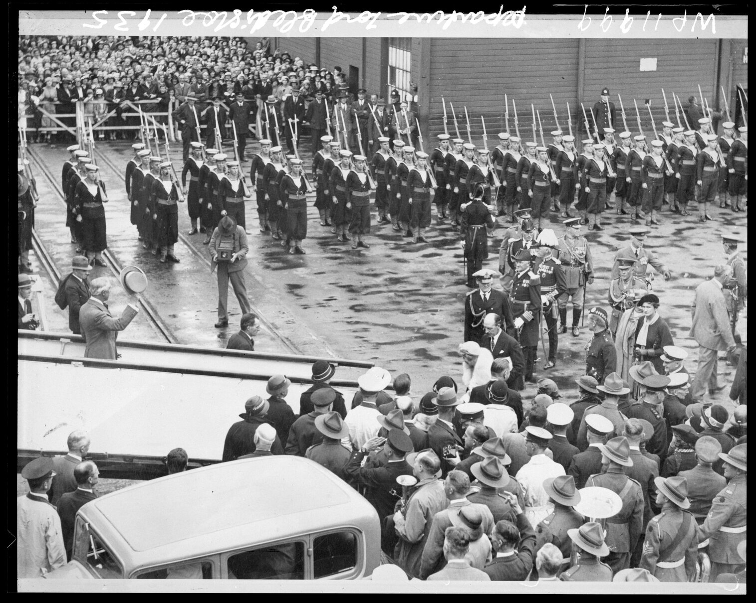 Departure of Lord and Lady Bledisloe from New Zealand