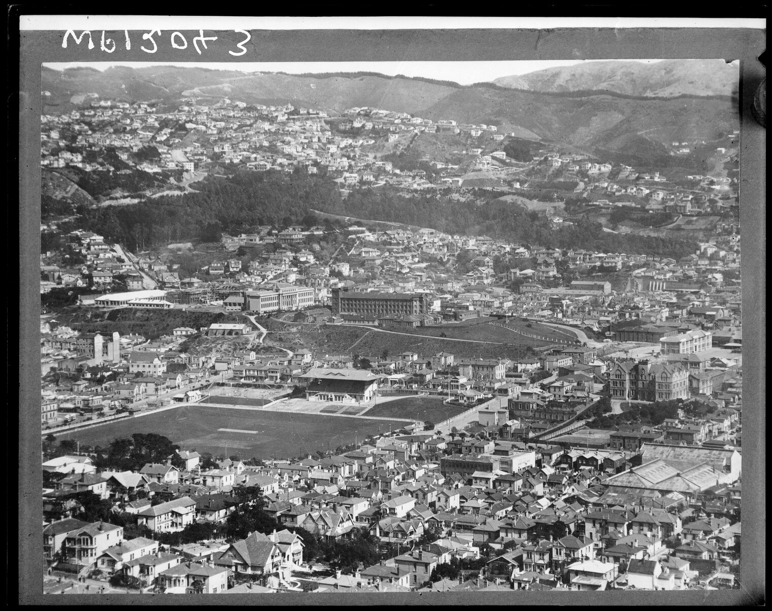 Elevated view of Buckle Street, Mount Cook