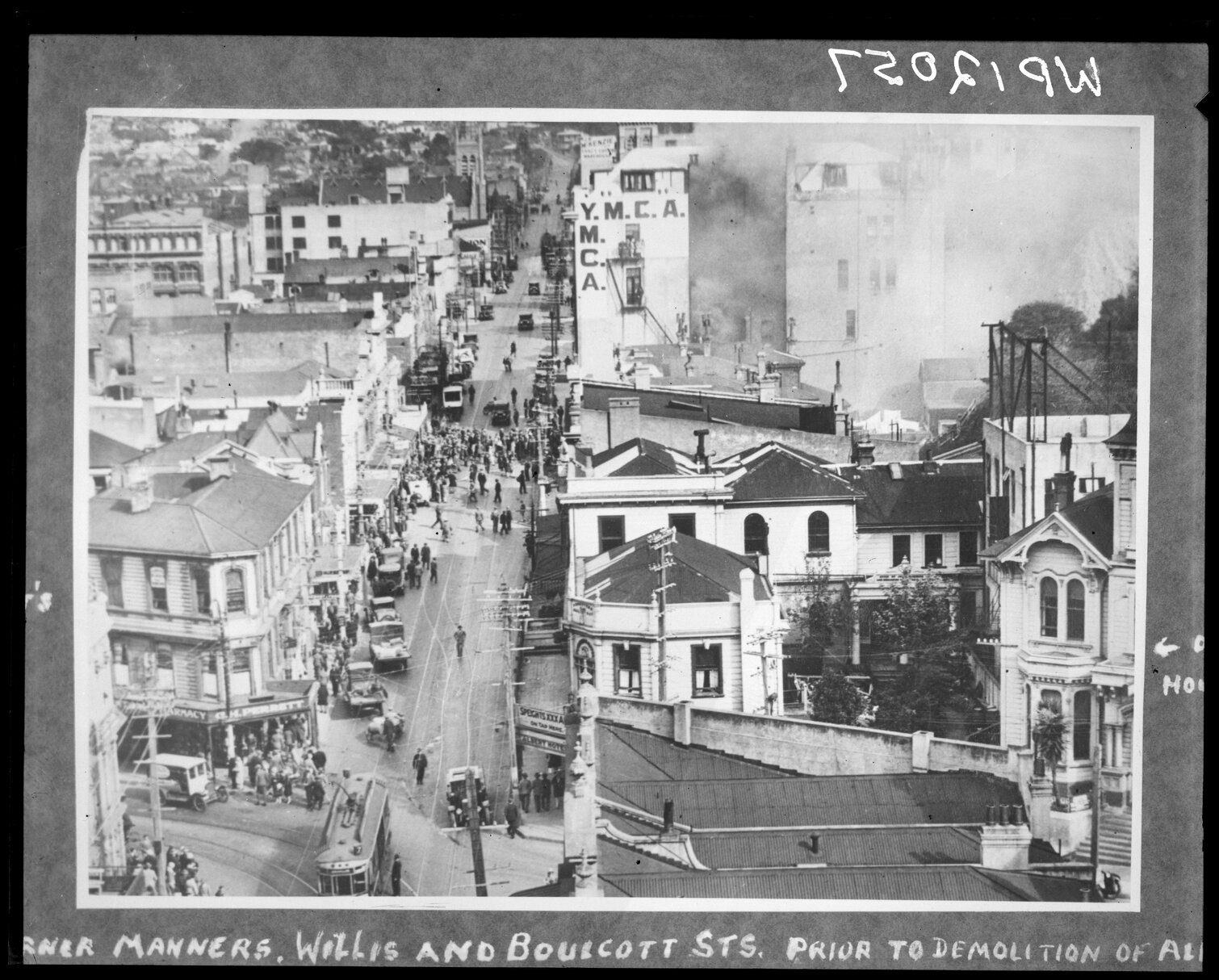 Fire at the YMCA , Willis Street