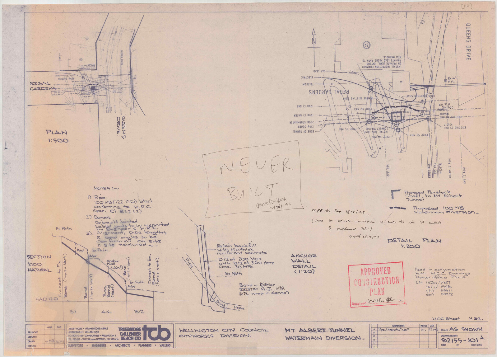 Mount Albert Tunnel - Watermain diversion