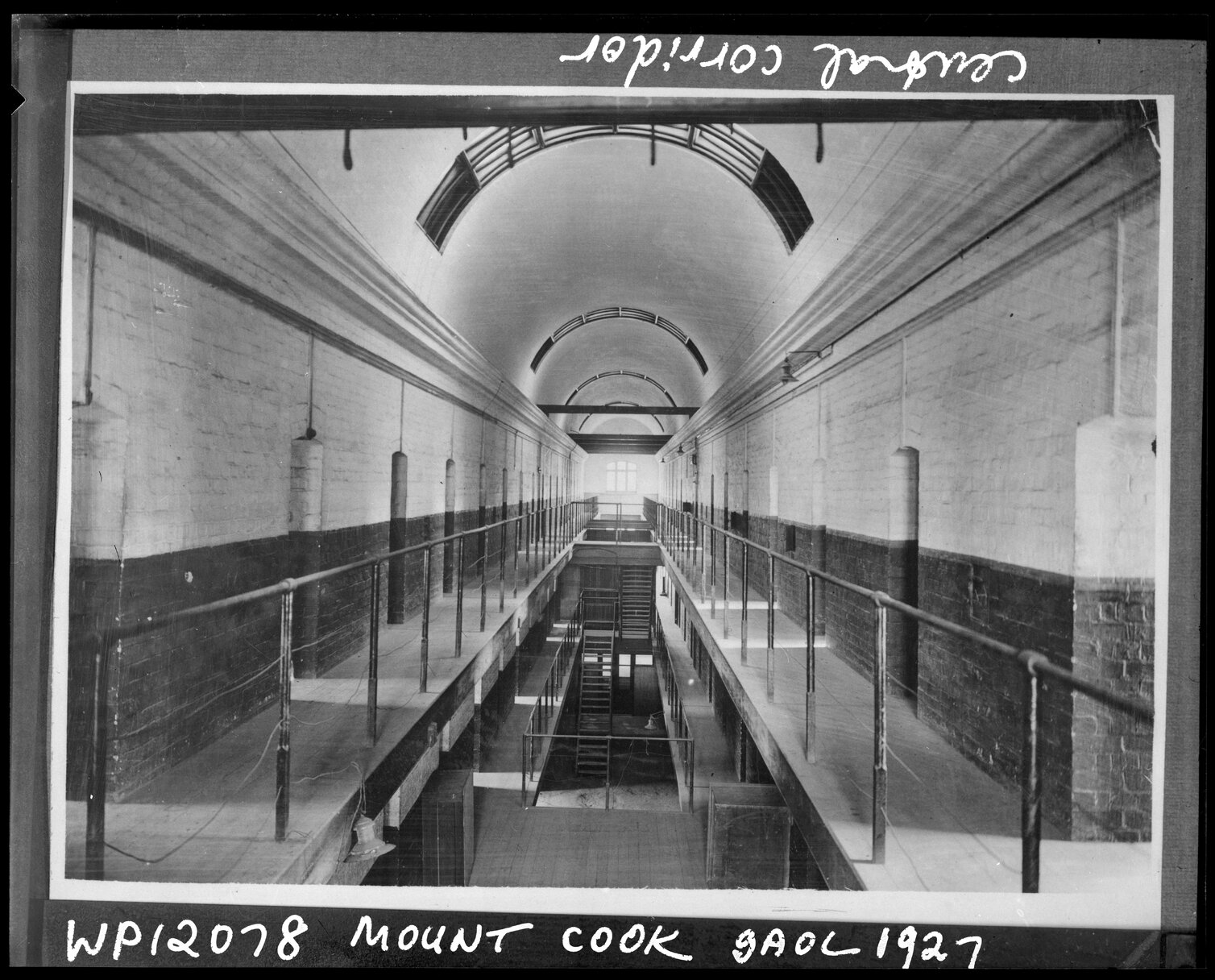 Interior of Mount Cook Gaol / Wellington Barracks
