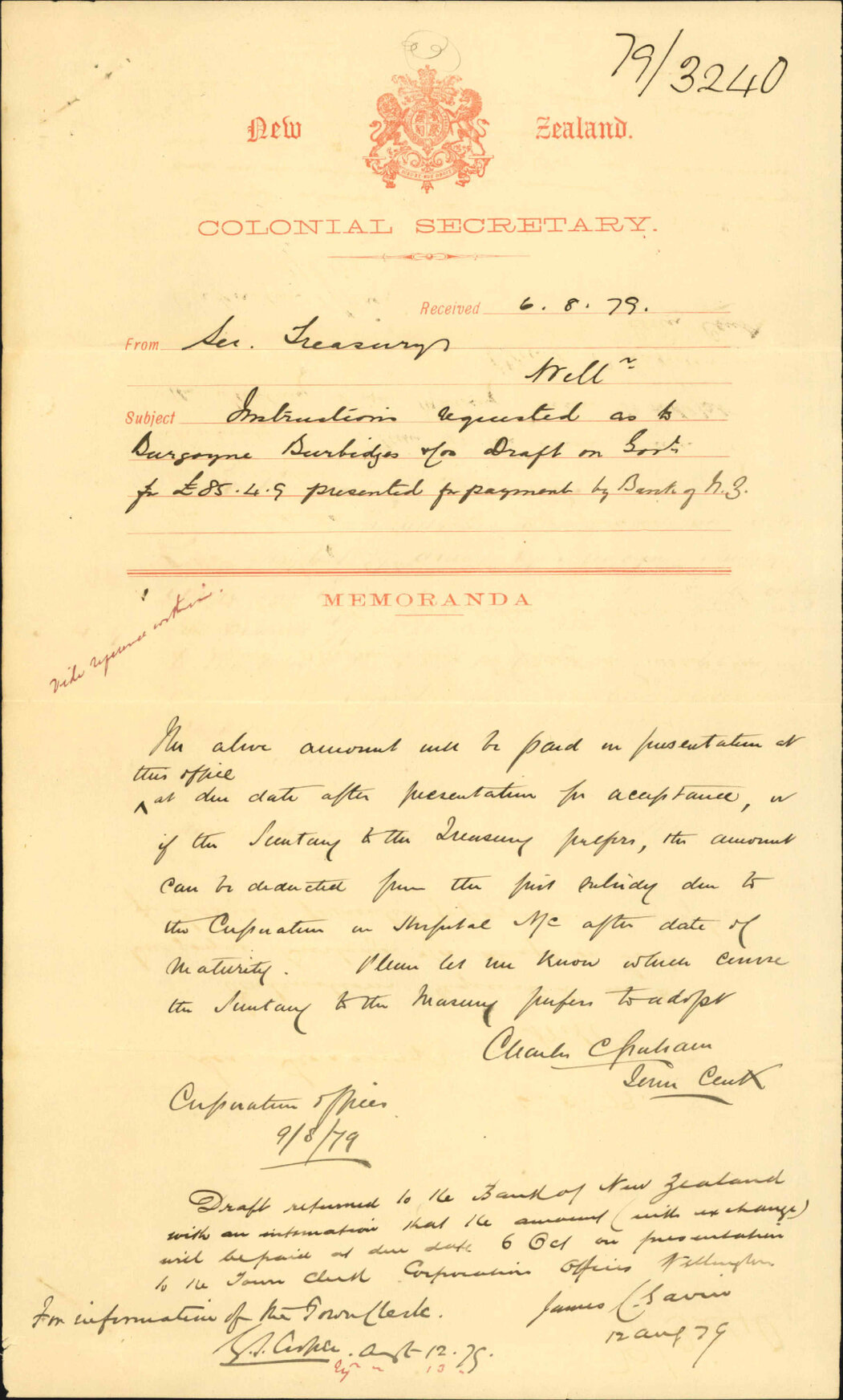 Colonial Secretary's Office