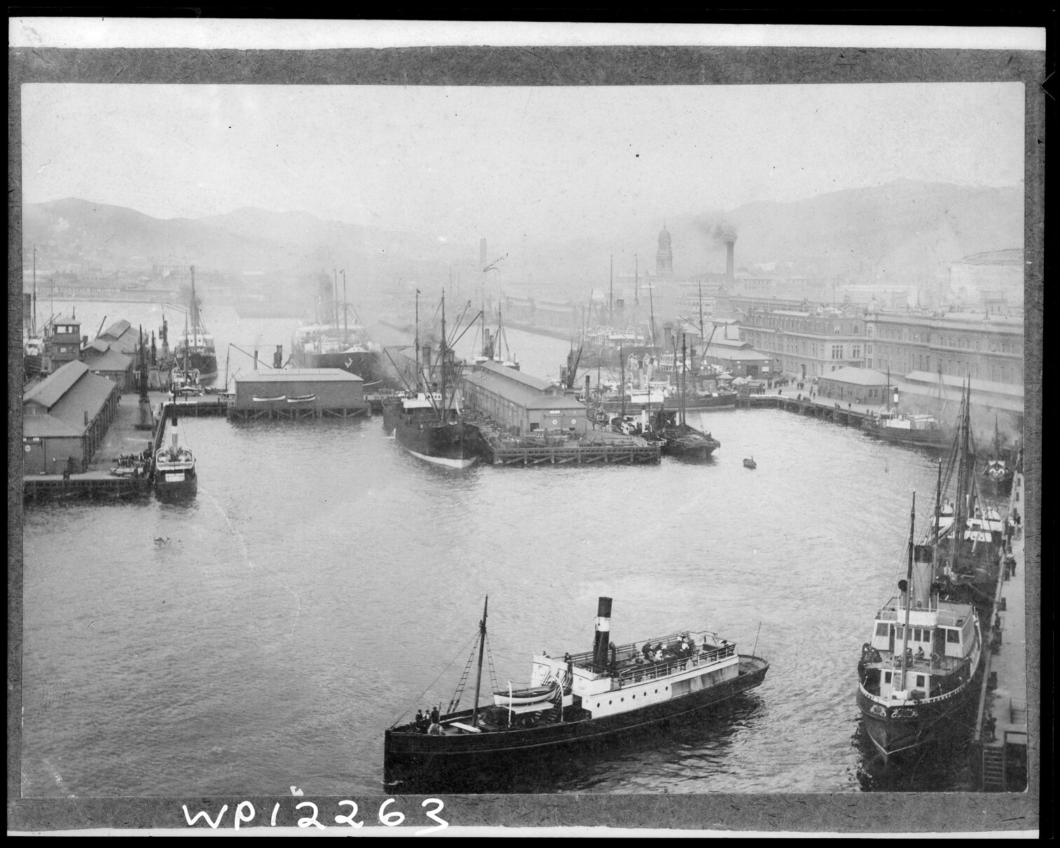 Elevated view of Queens Wharf