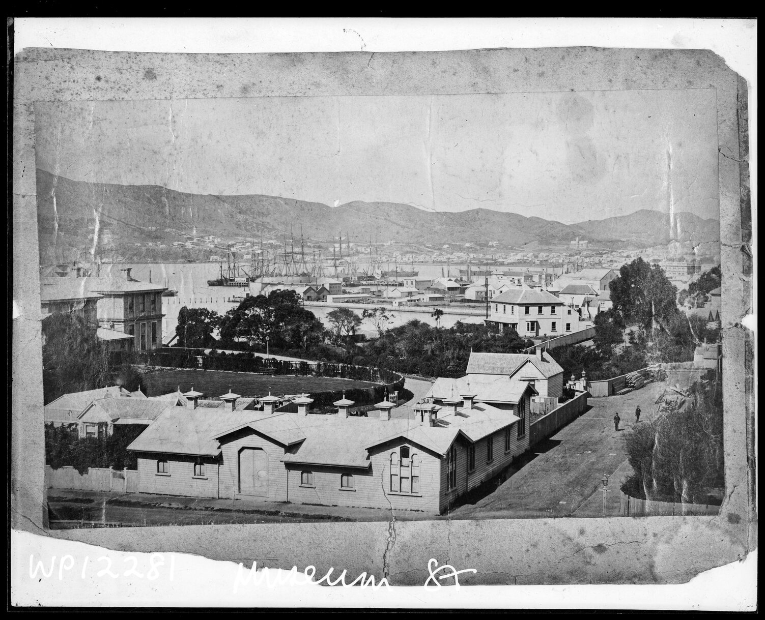 Museum Street and the rear entrance to Government House