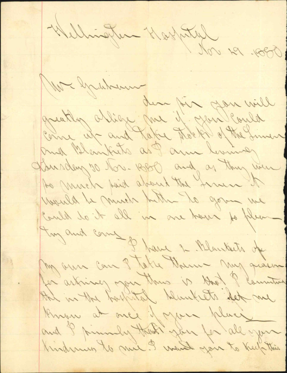 Miss S M Sutherland, wishing to leave without resigning