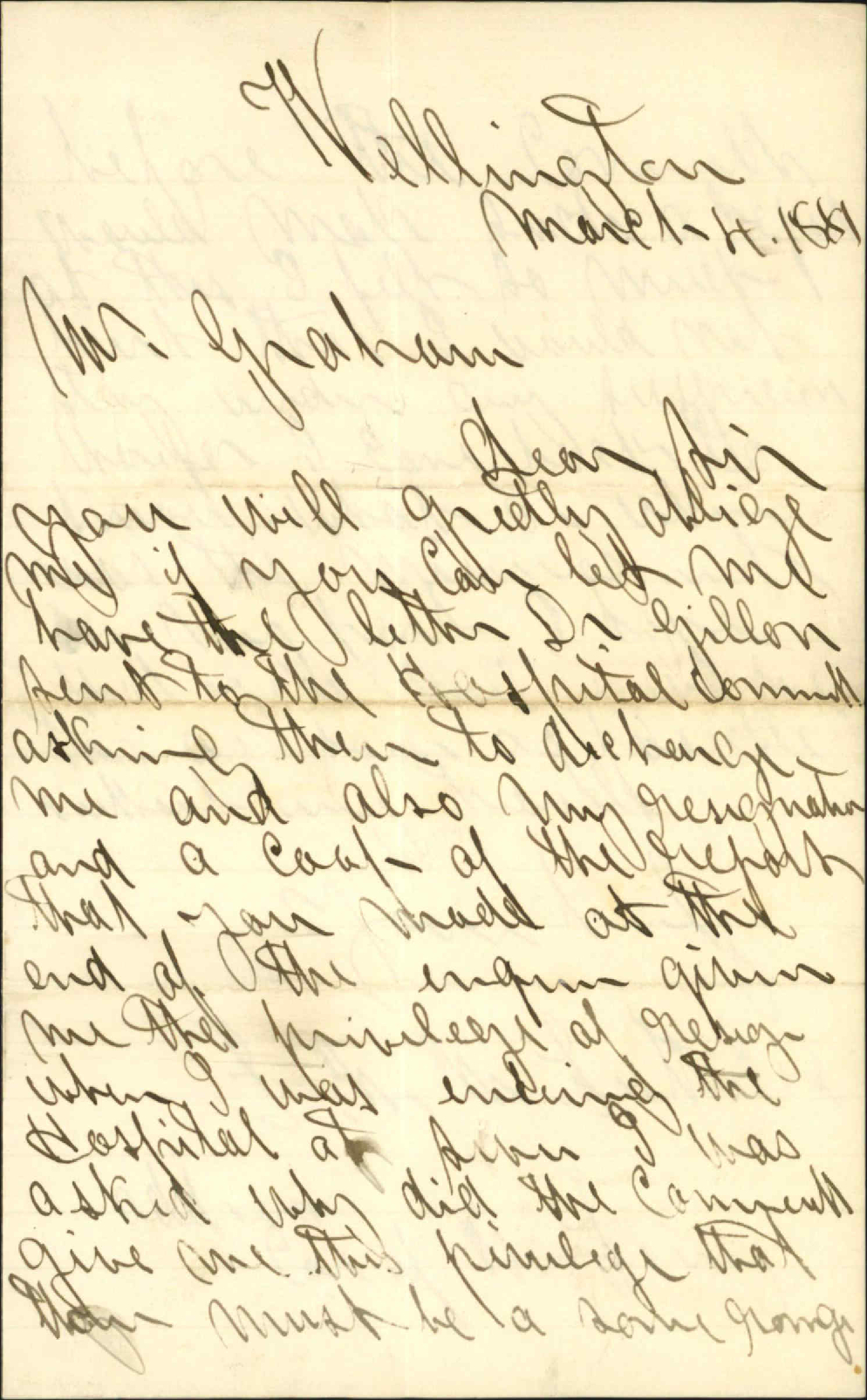 Miss S M Sutherland, asking for copies of hospital reports