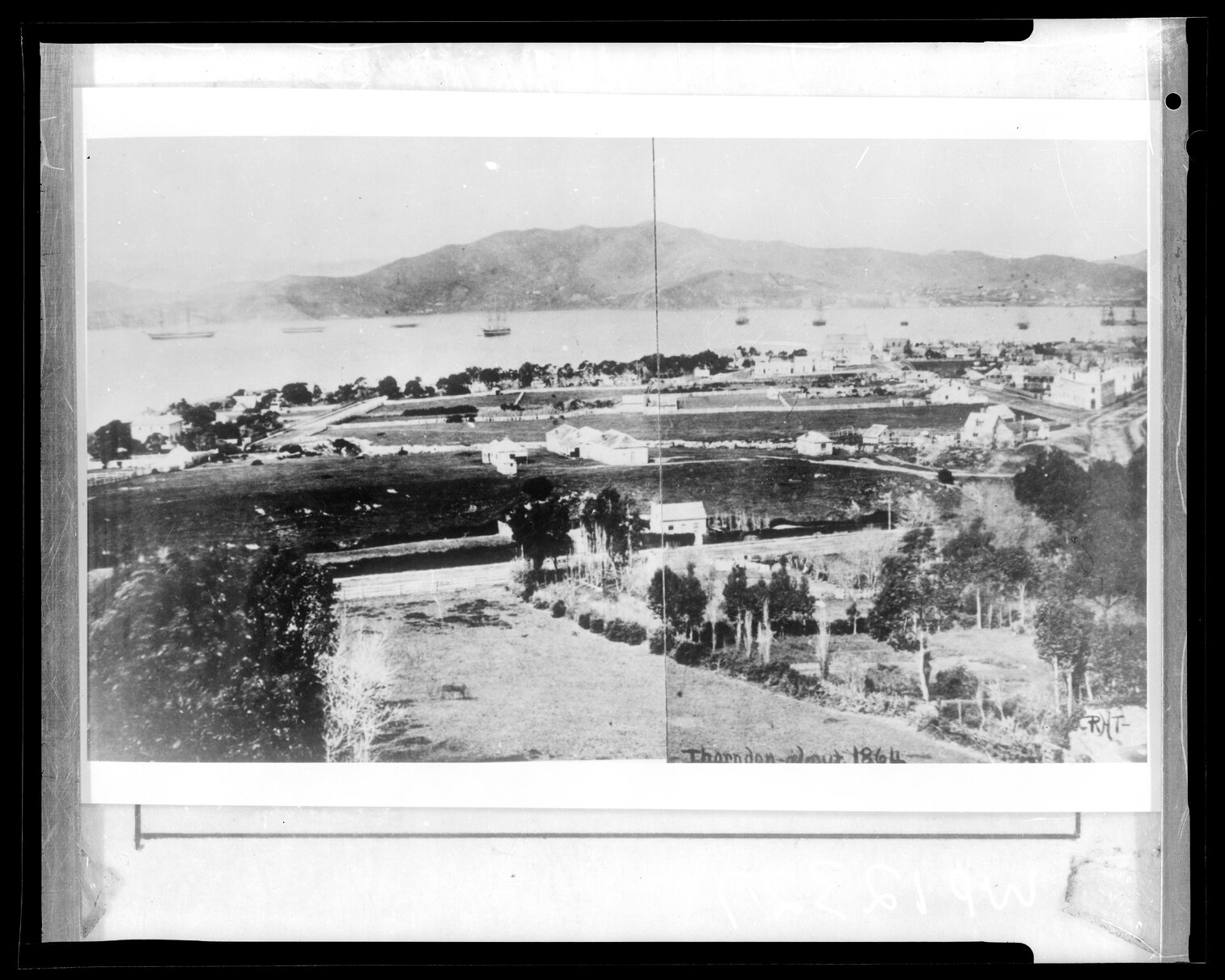 Elevated view of Thorndon Flat