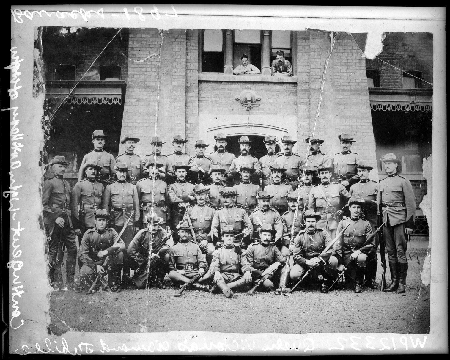 Queen Victoria Diamond Jubilee Contingent, Wellington Artillery at Wellington Barracks