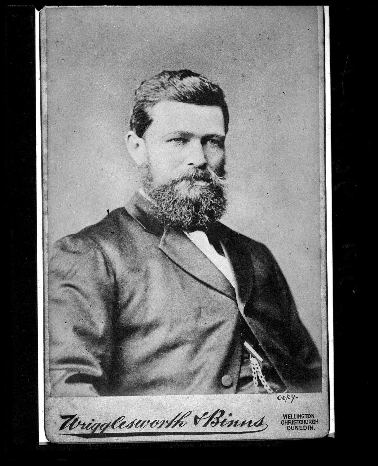 Portrait of C McKirdy, Councillor