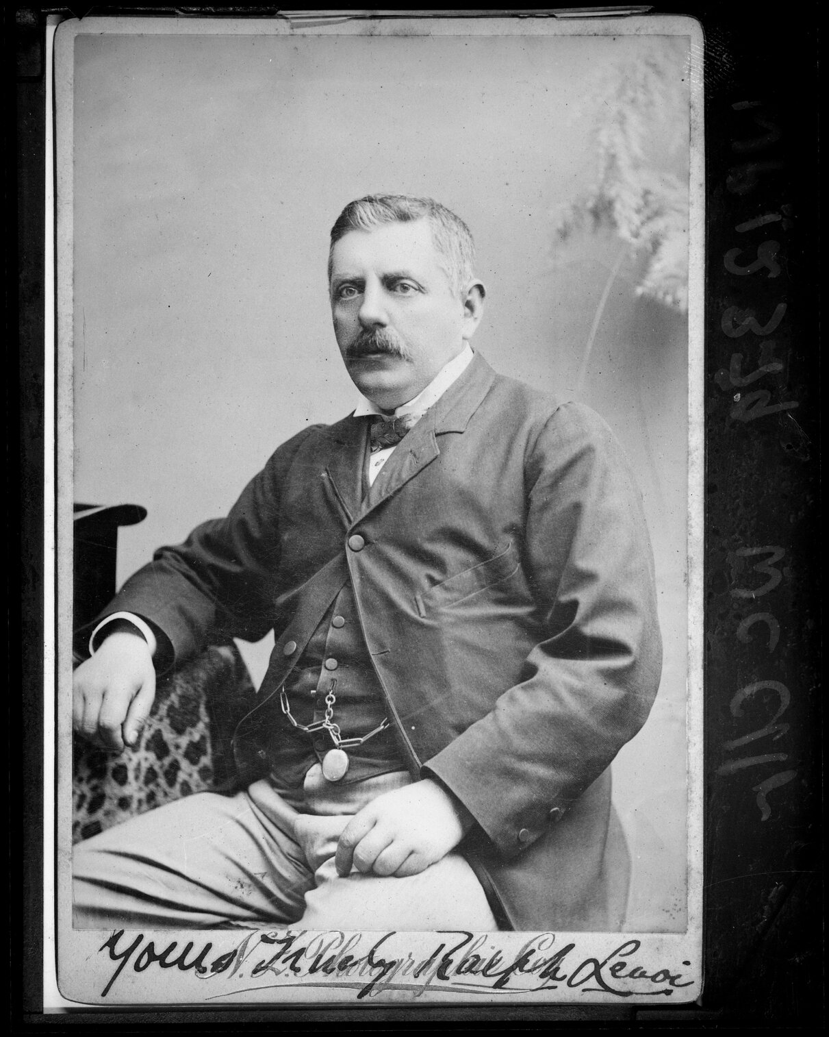 Portrait of Ralph Levoi, Councillor