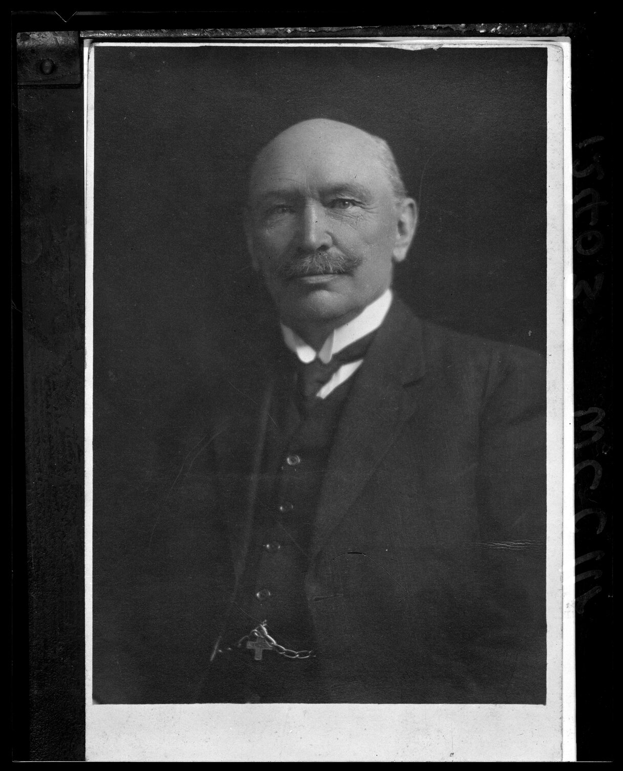 Portrait of J W Henderson, Councillor