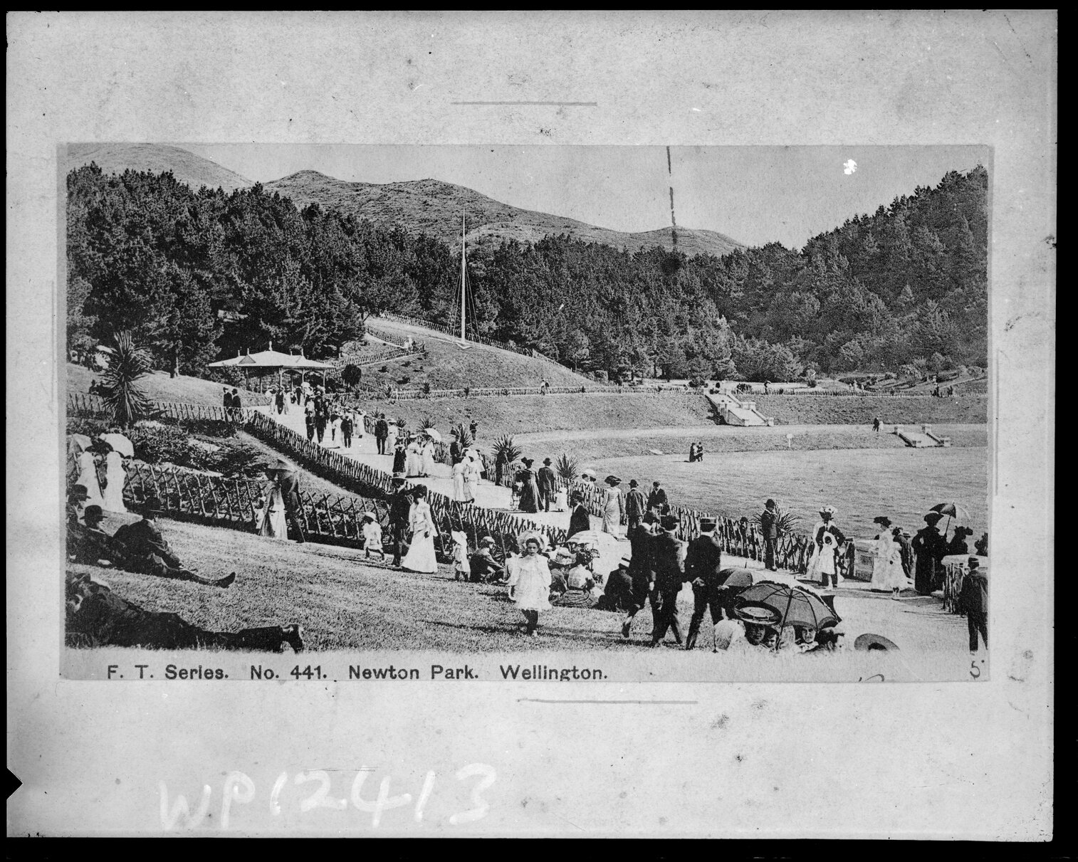 People out walking, Newtown Park