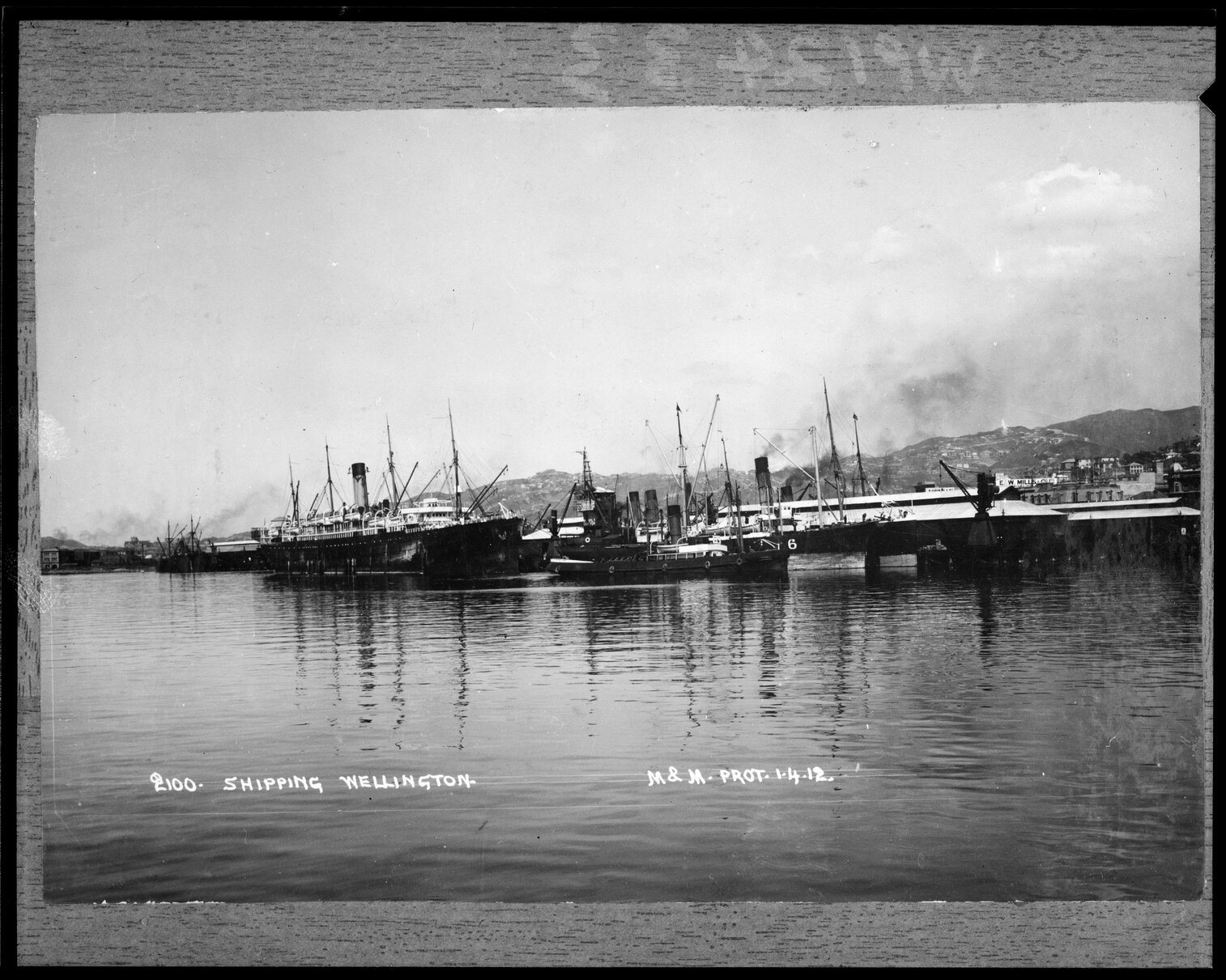 Ships moored at Queens Wharf