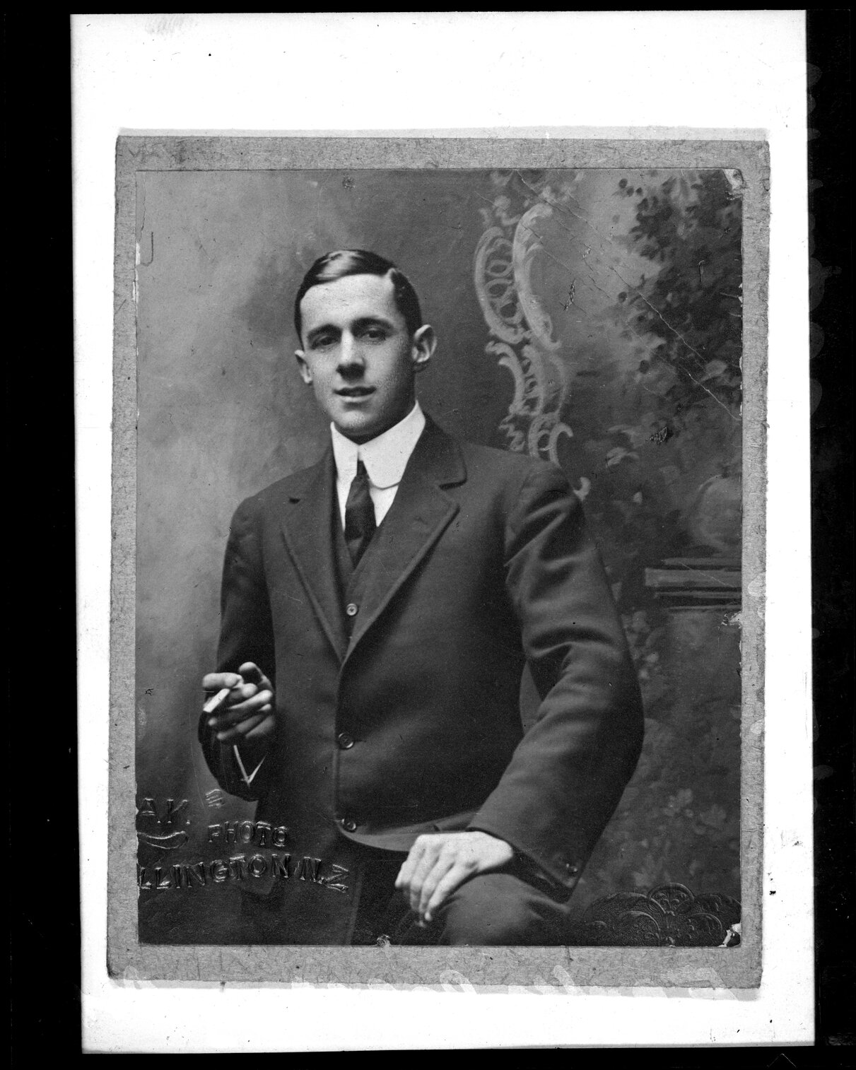 Portrait of Mr. Lyon, second secretary of Early Settler Association