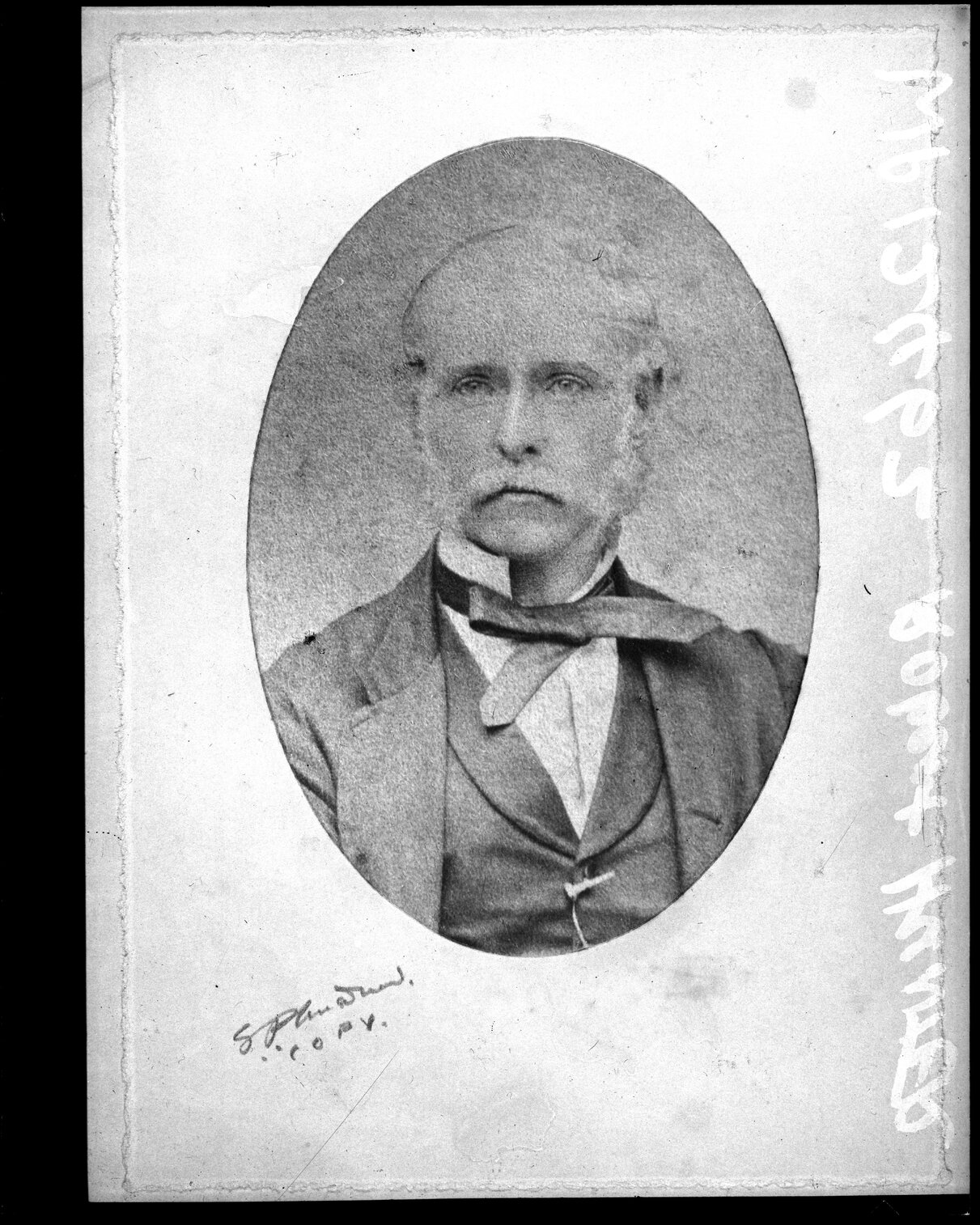 Portrait of Robert Hunter, Senior.