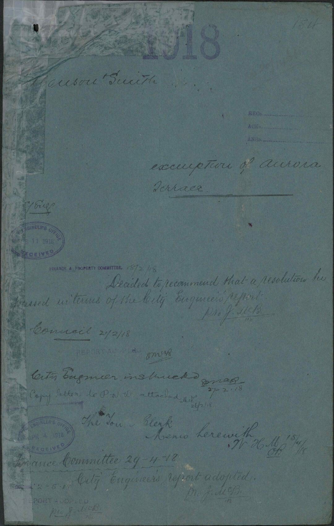 Exemption of Aurora Terrace - Morrison &amp; Smith