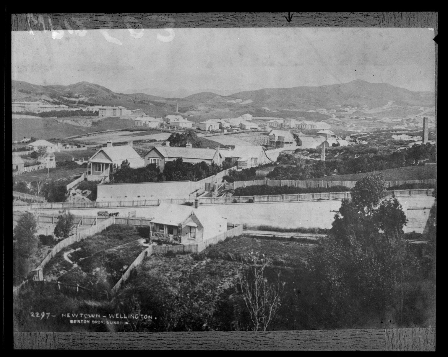 Newtown, looking across to the Mount View Asylum
