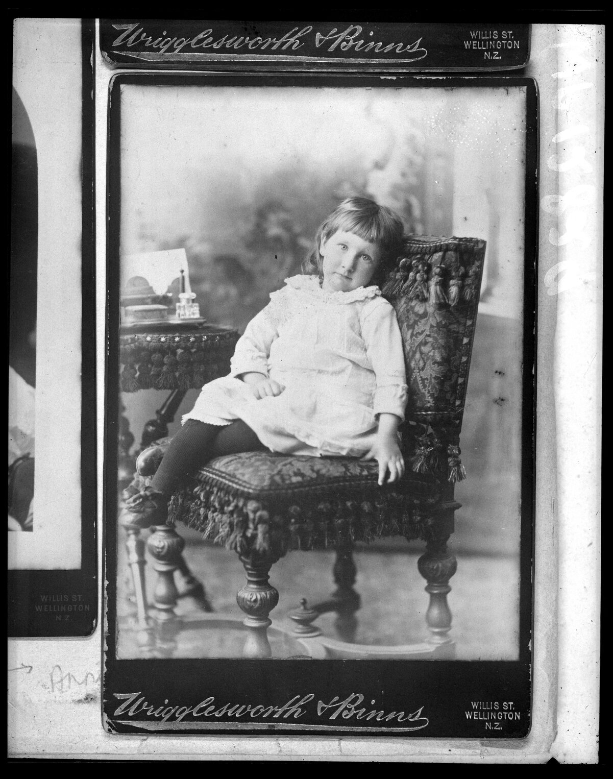 Portrait of girl of the Allen family