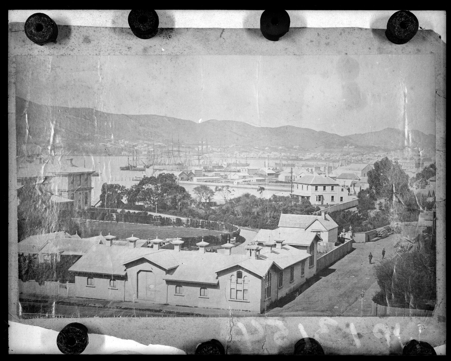 Museum Street and the rear entrance to Government House