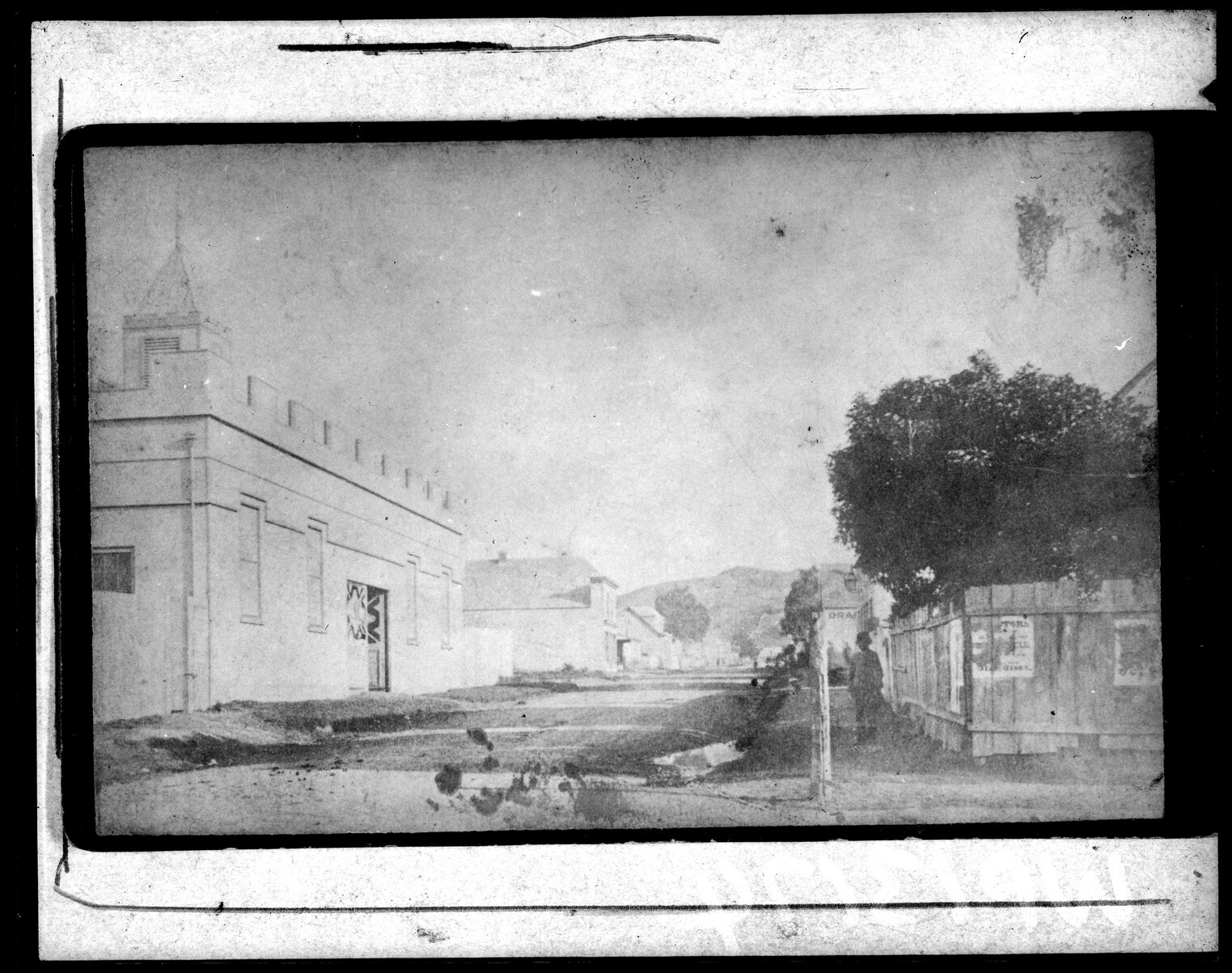 Market Hall, later site of the Royal Oak Hotel, Cuba Street