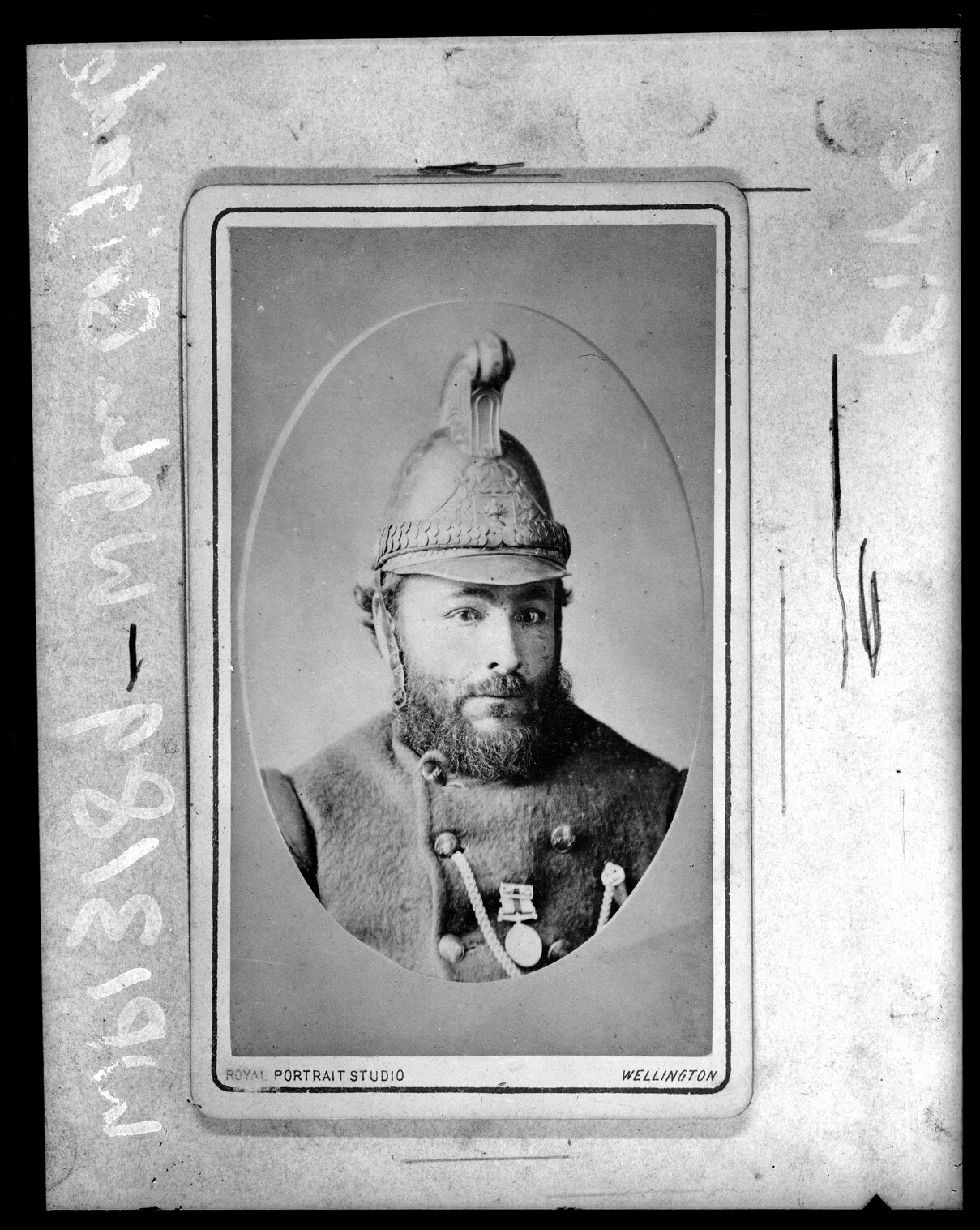 Fire Brigade; Portrait of a fireman