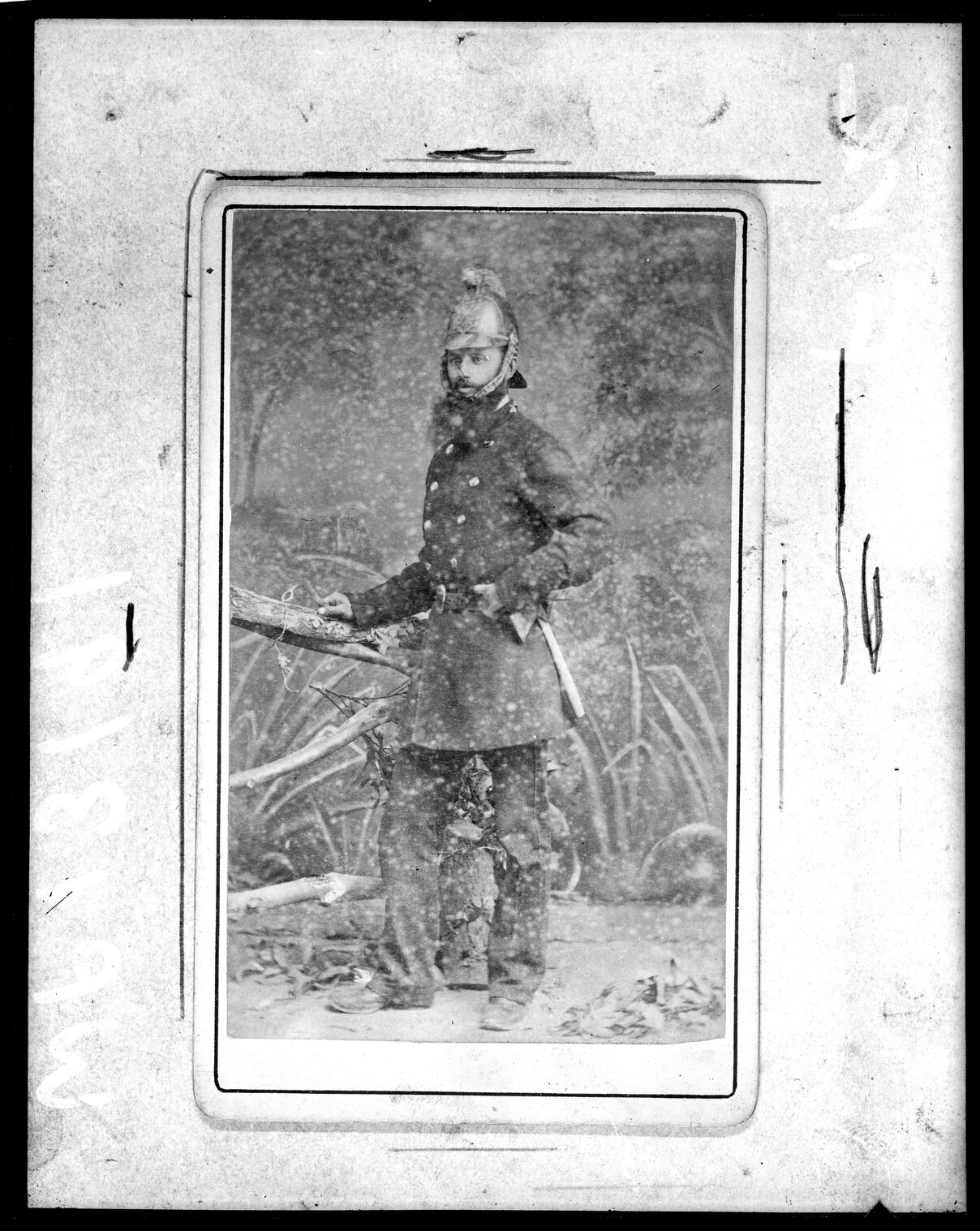 Fire Brigade; Portrait of a fireman