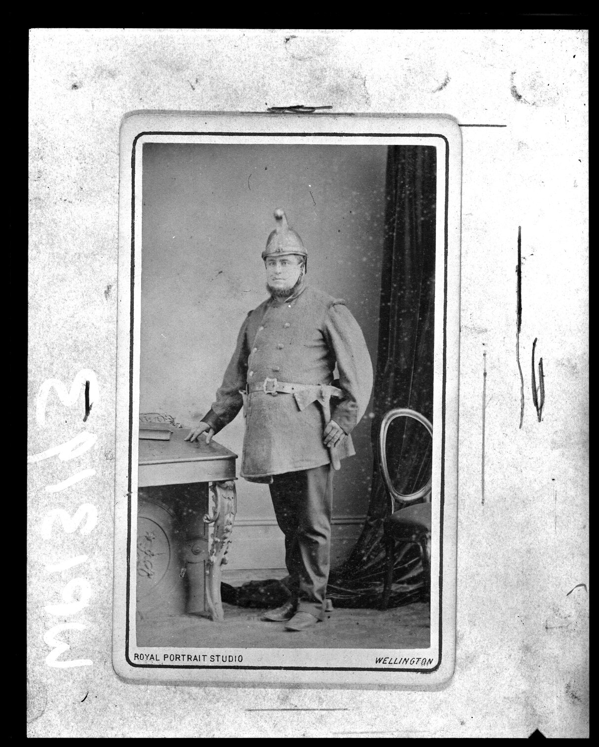 Fire Brigade; Portrait of a fireman