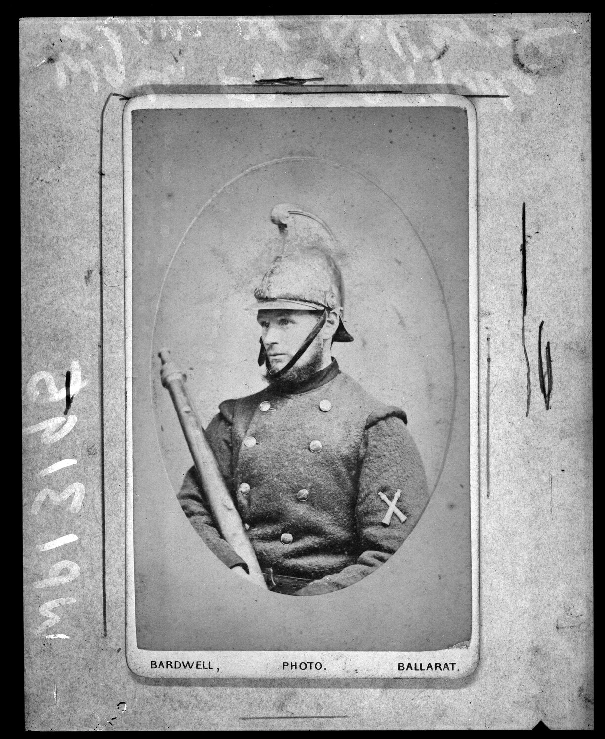 Fire Brigade; Portrait of a fireman