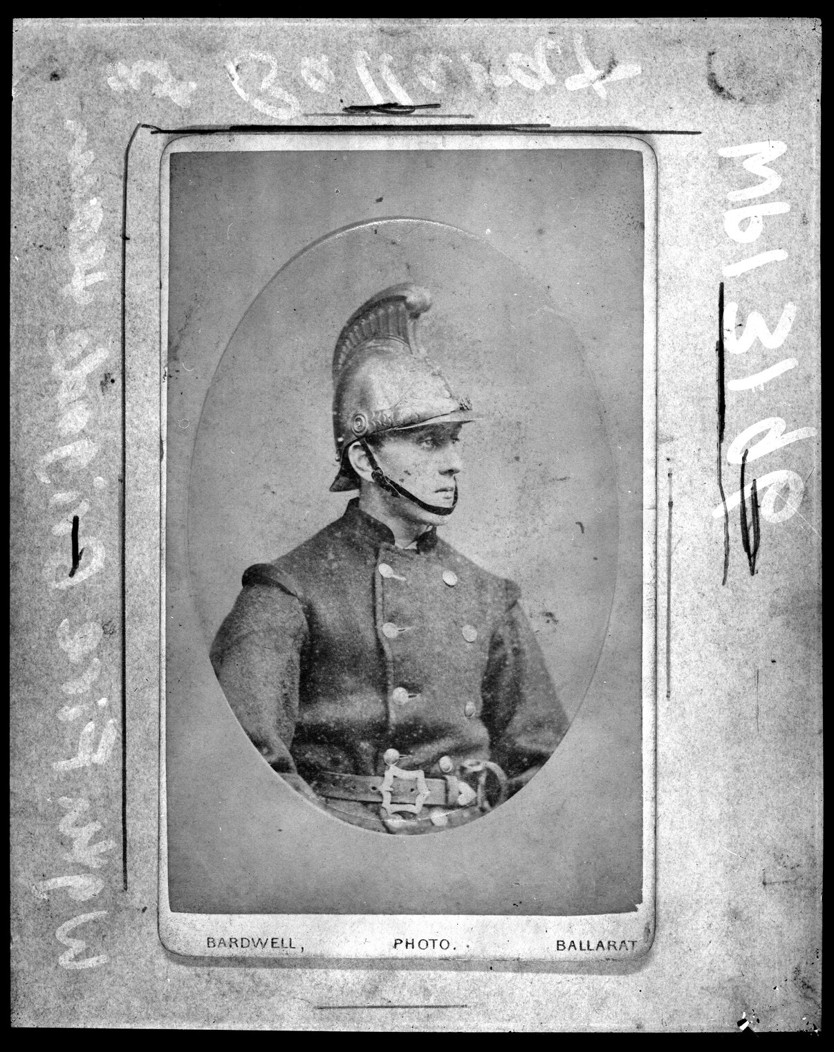 Fire Brigade; Portrait of a fireman