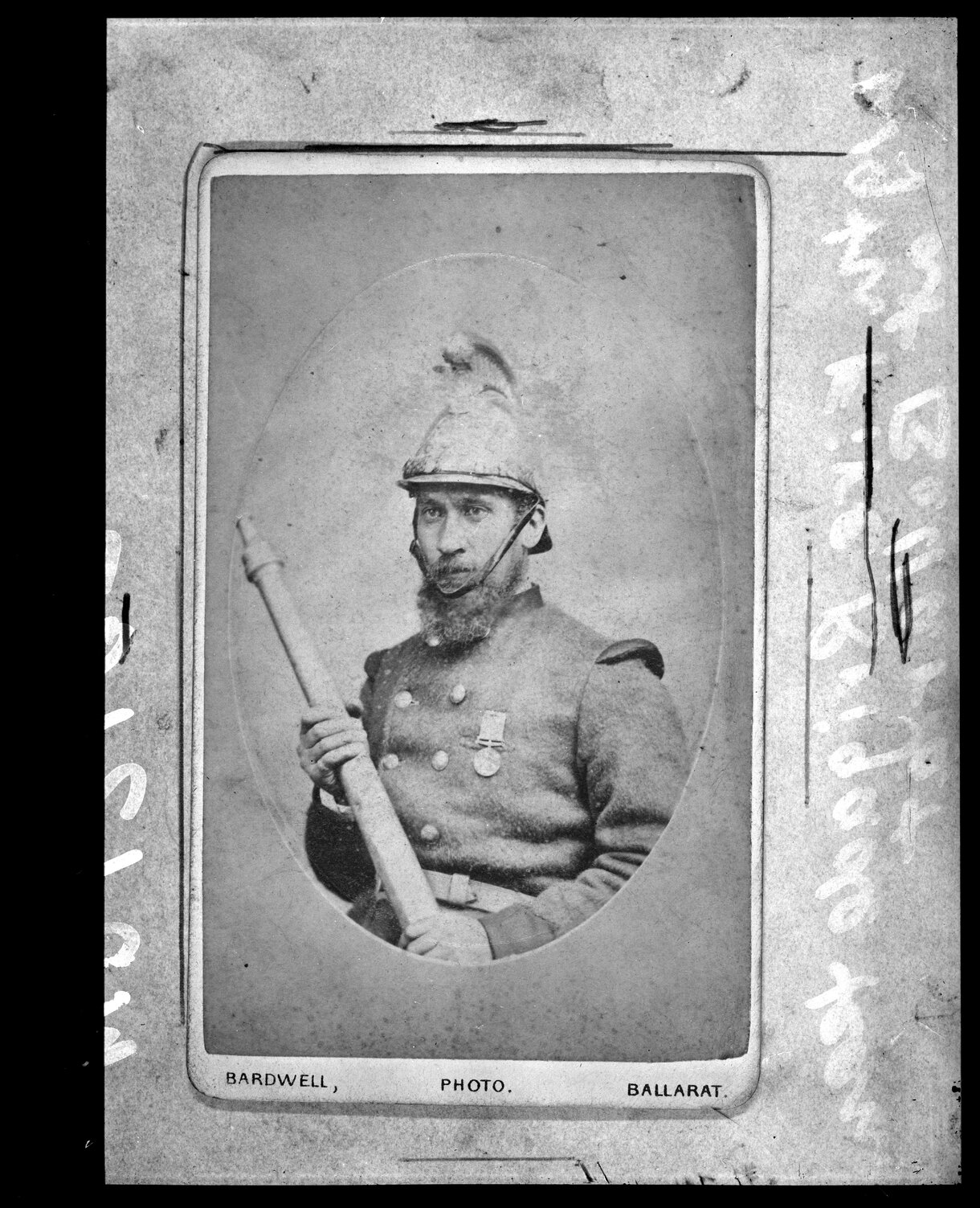 Fire Brigade; Portrait of a fireman