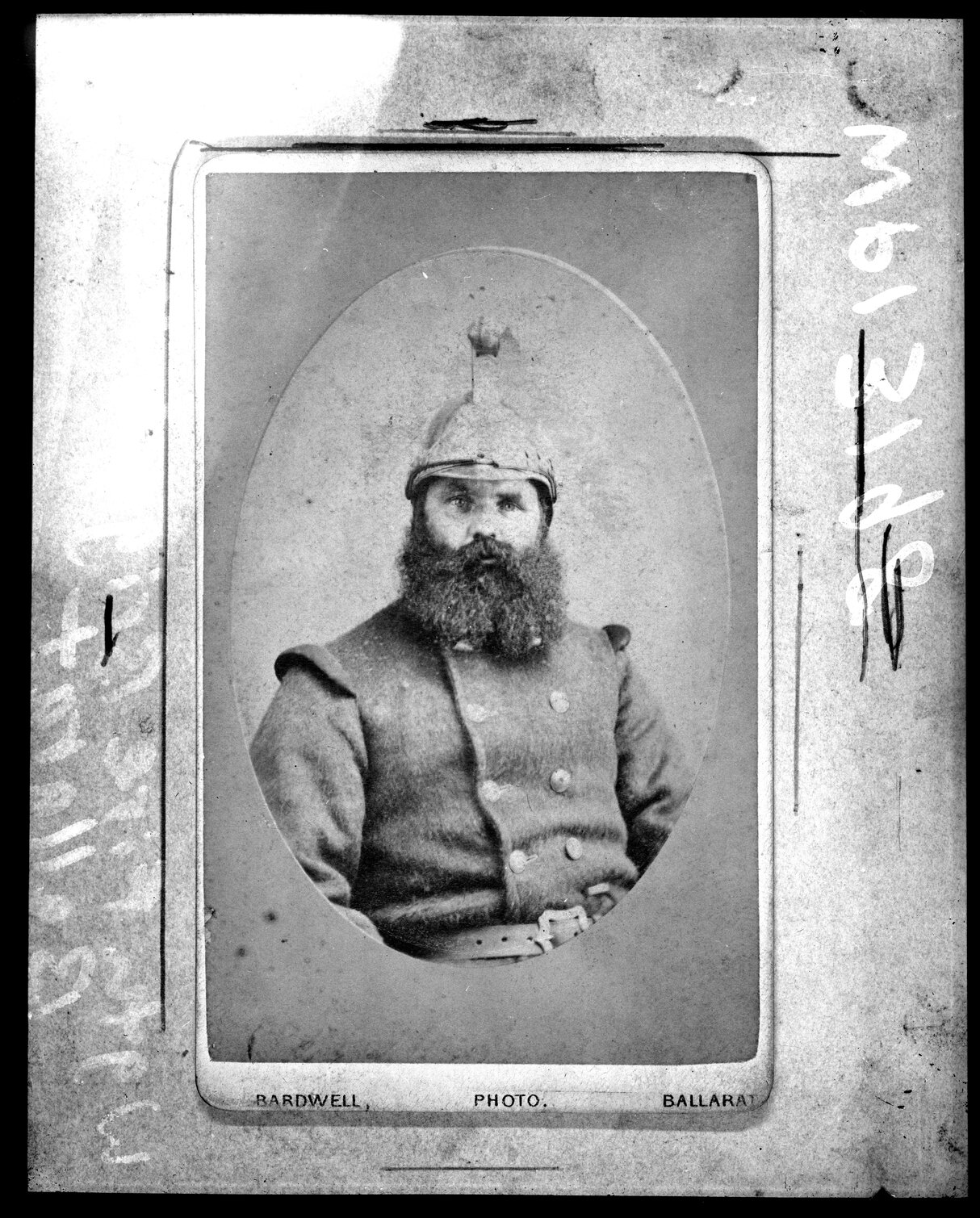 Fire Brigade; Portrait of a fireman