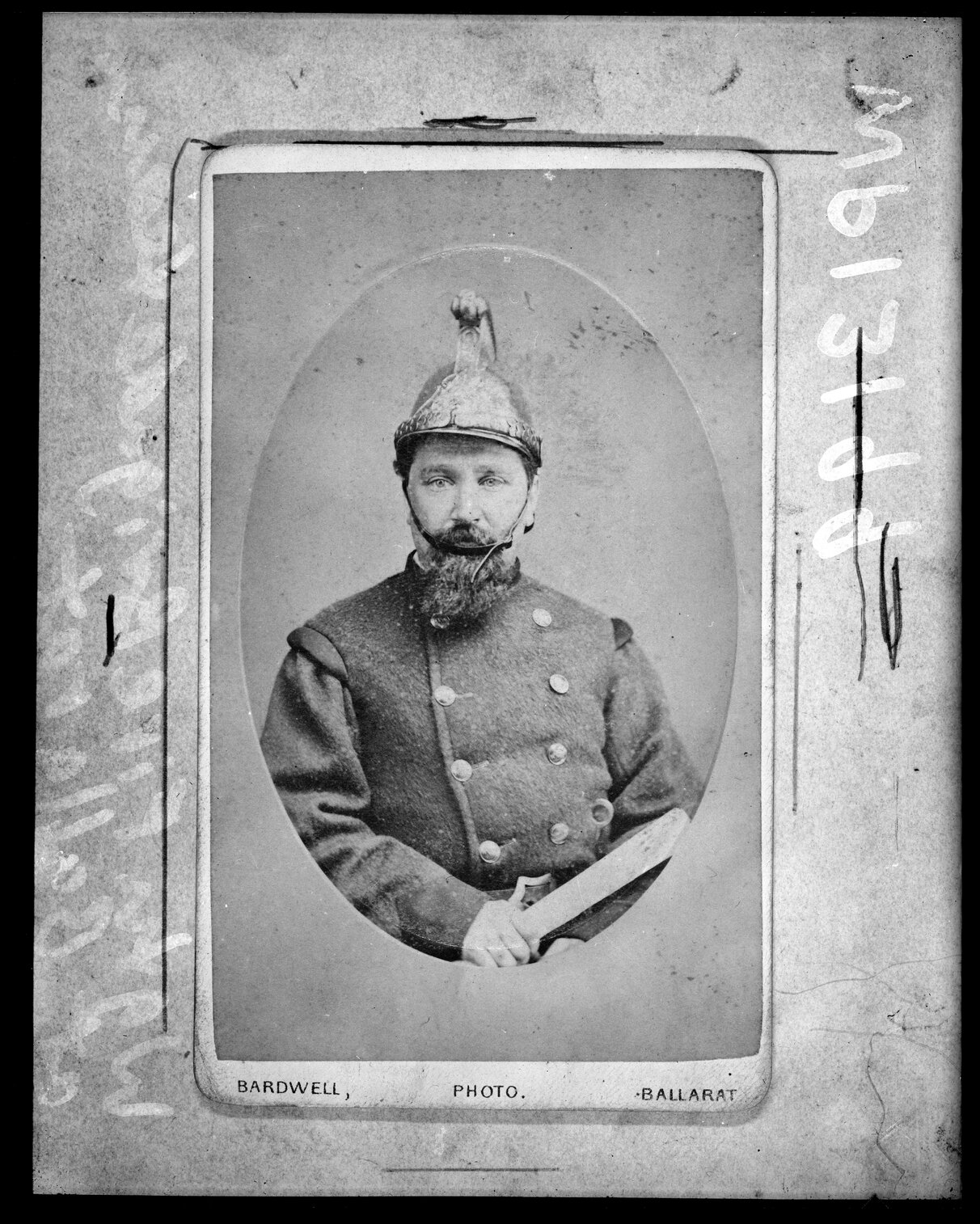 Fire Brigade; Portrait of a fireman