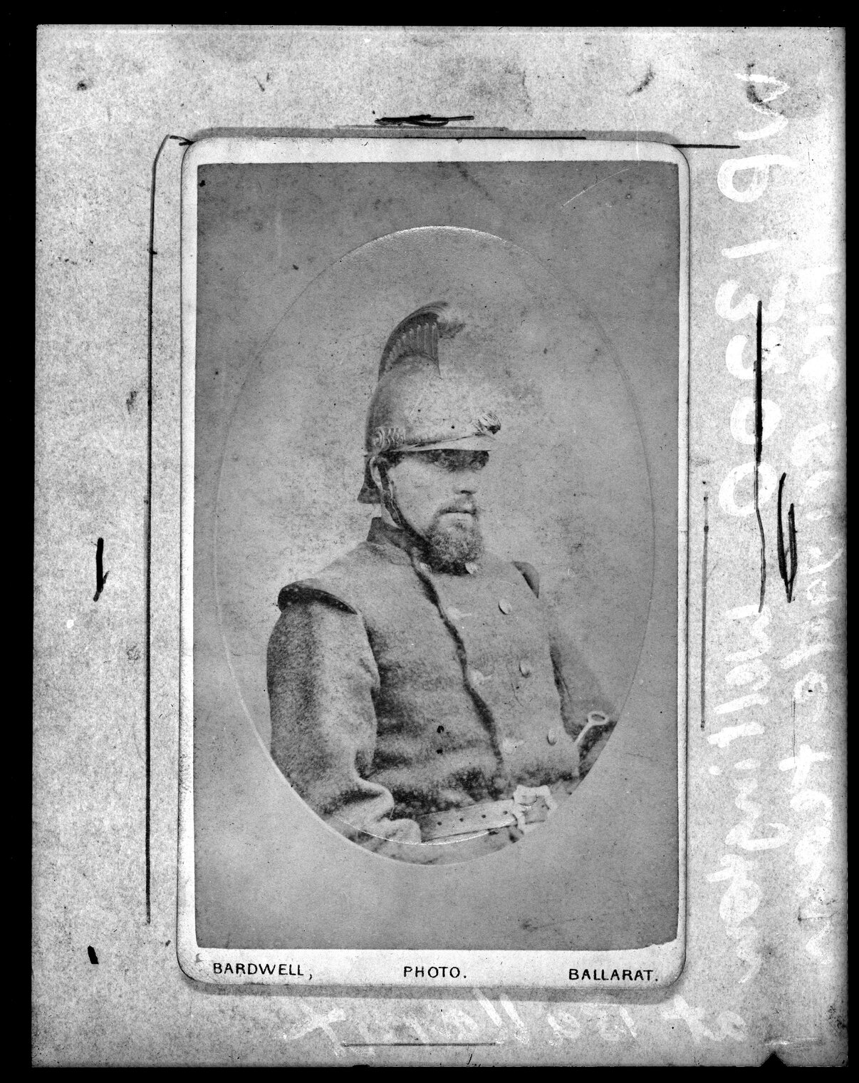 Fire Brigade; Portrait of a fireman