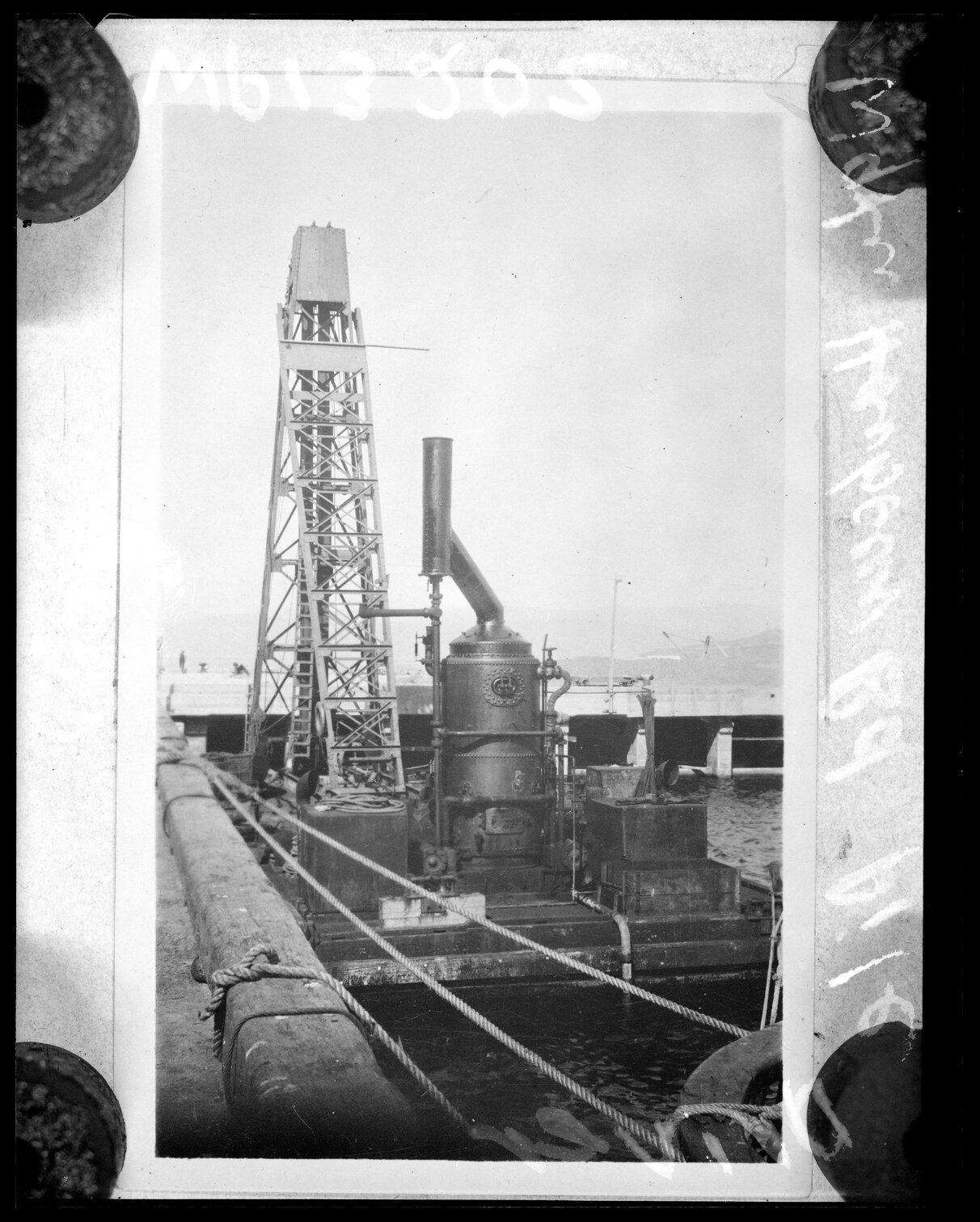 Wellington Harbour Board pile drivers