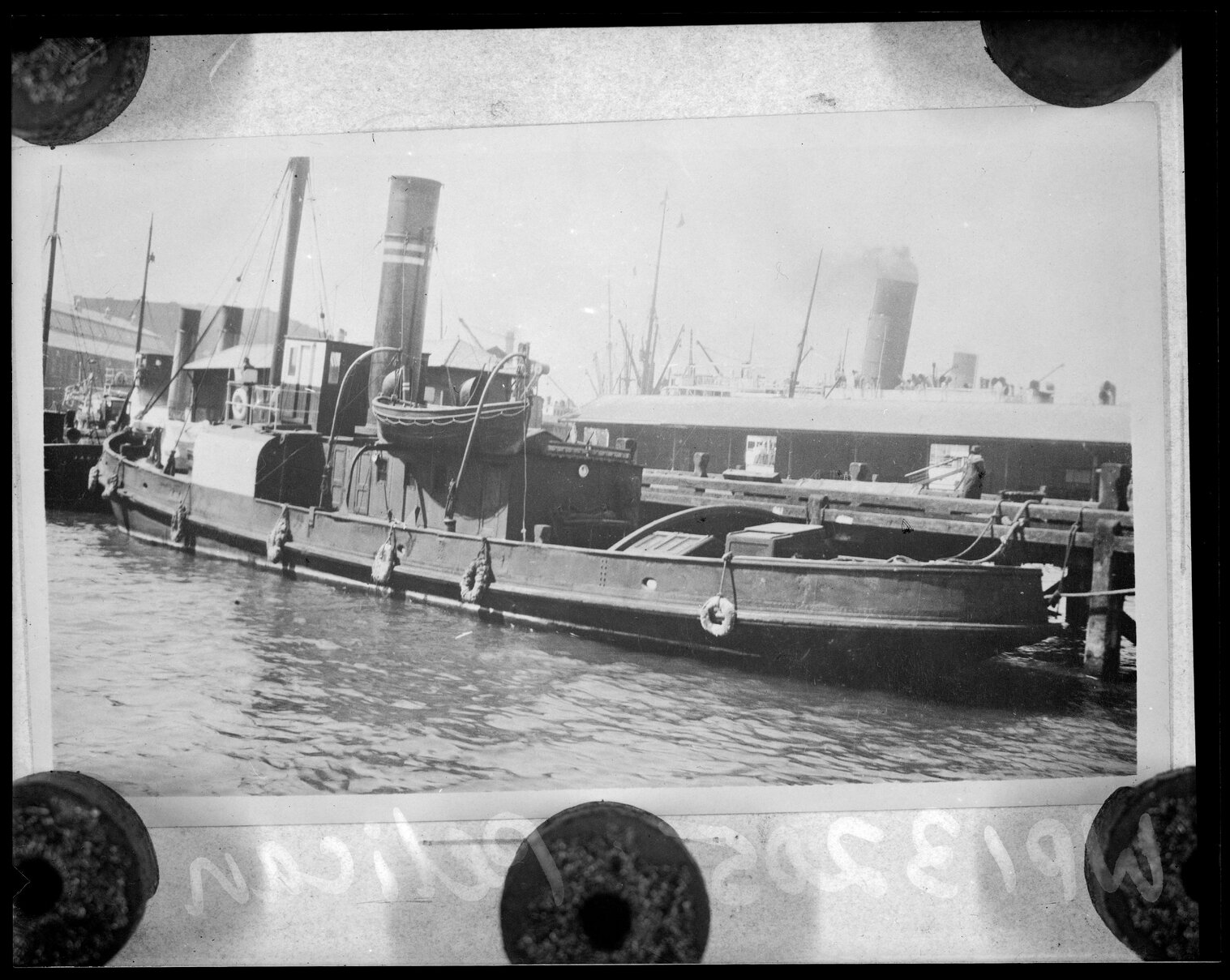 Ship, 'S T Pelican' , moored at wharf