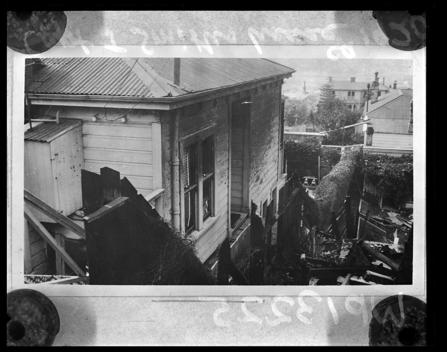 Captain J Smith's house, the only one not to burn down in the big fire. McKenzie Terrace, Terrace Area