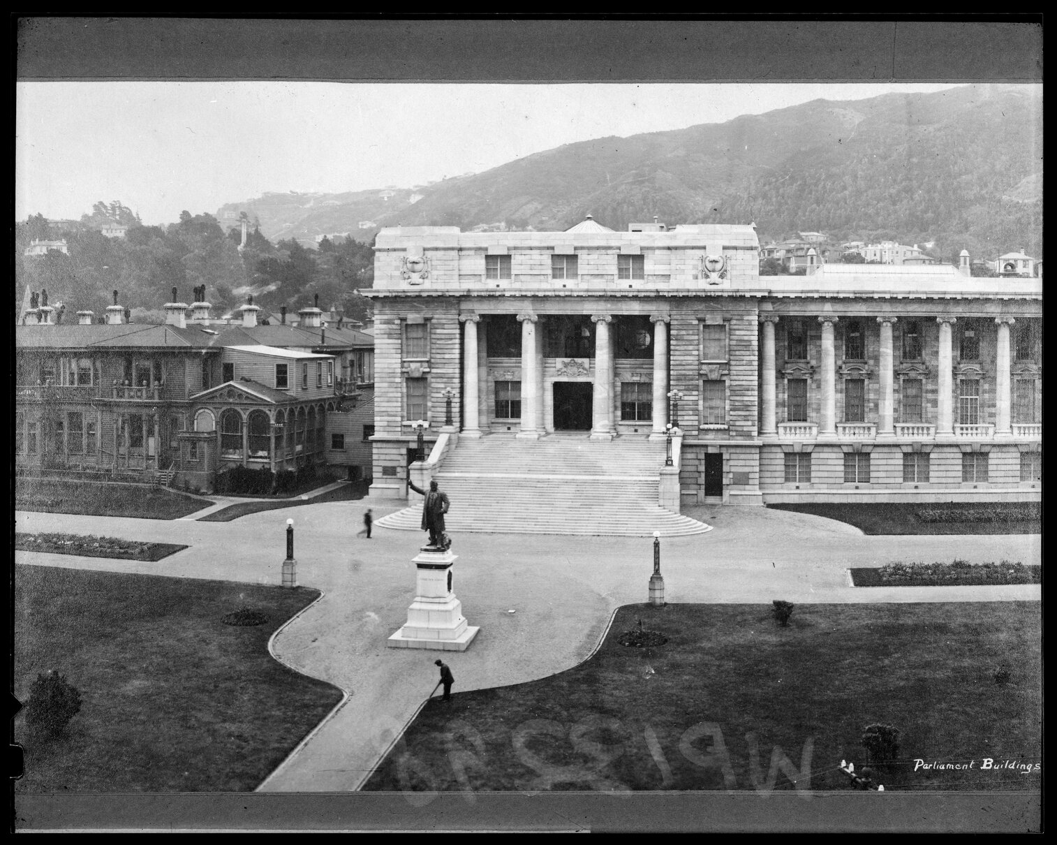Parliament Buildings, Wellington NZ. Contractors - Hansford &amp; Mills Ltd, Wellington NZ