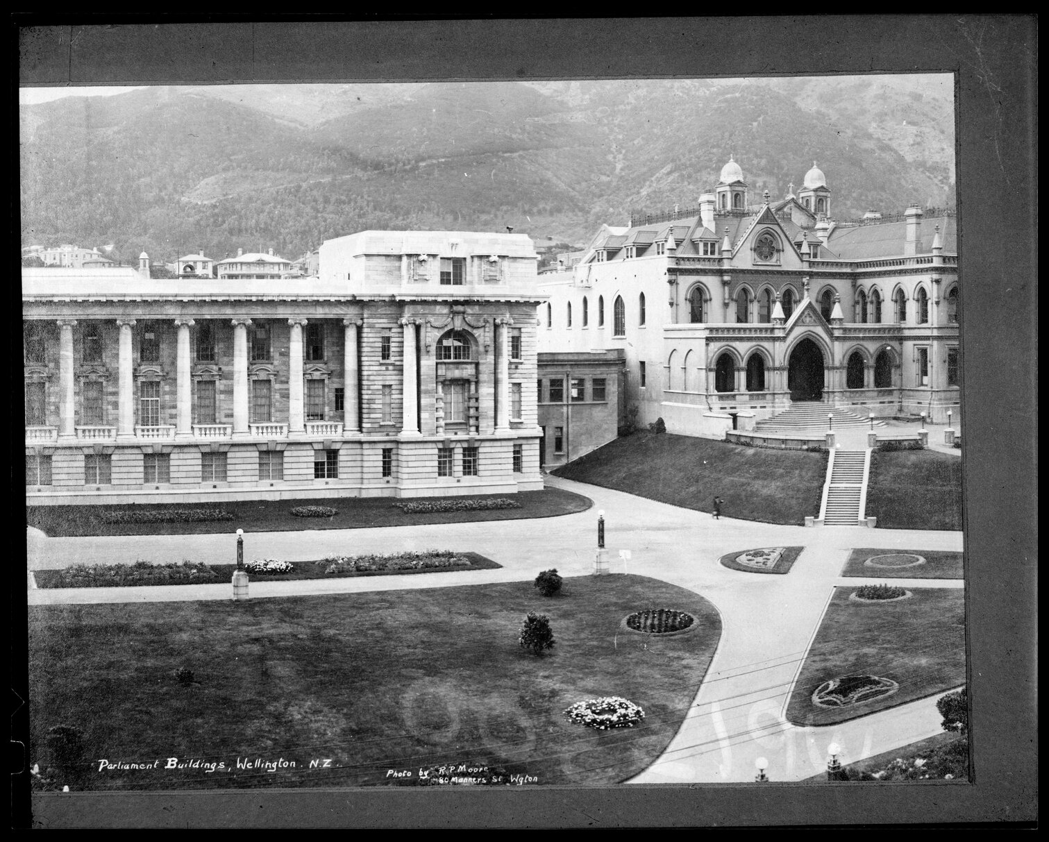 Parliament Buildings, Wellington NZ. Contractors - Hansford &amp; Mills Ltd, Wellington NZ
