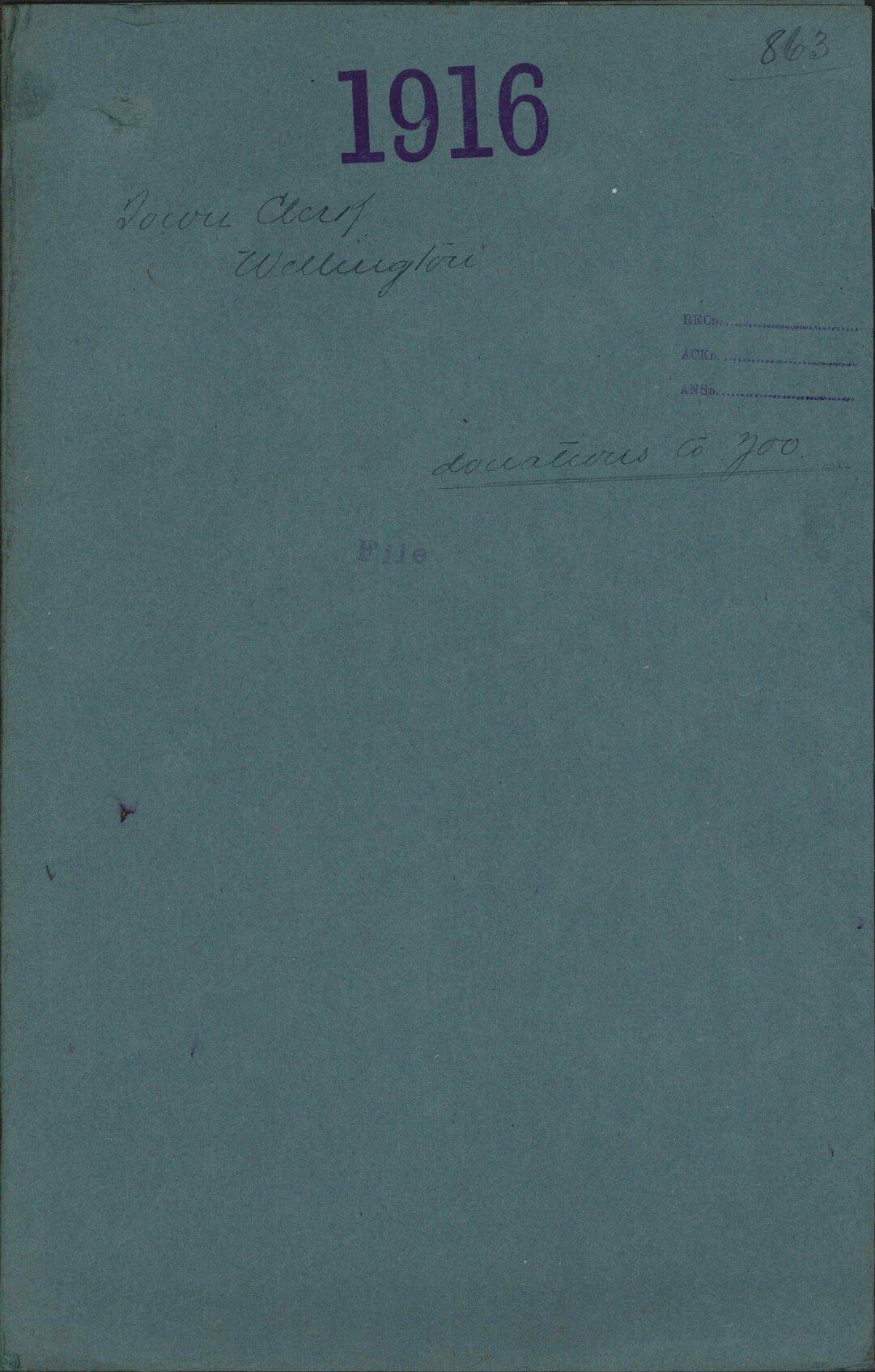 Donations to Zoo - Town Clerk, Wellington