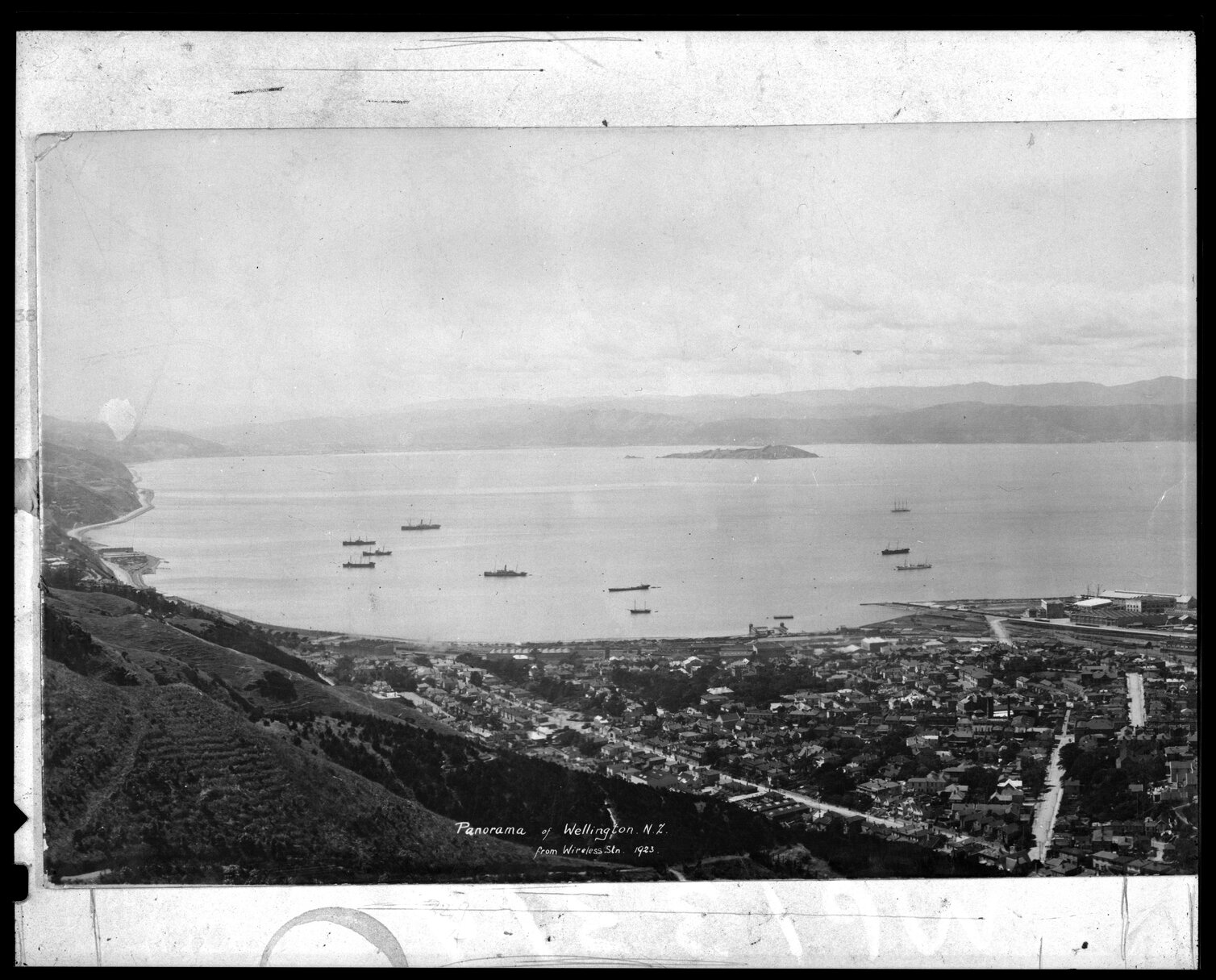 Panorama of Wellington, from Wireless Station