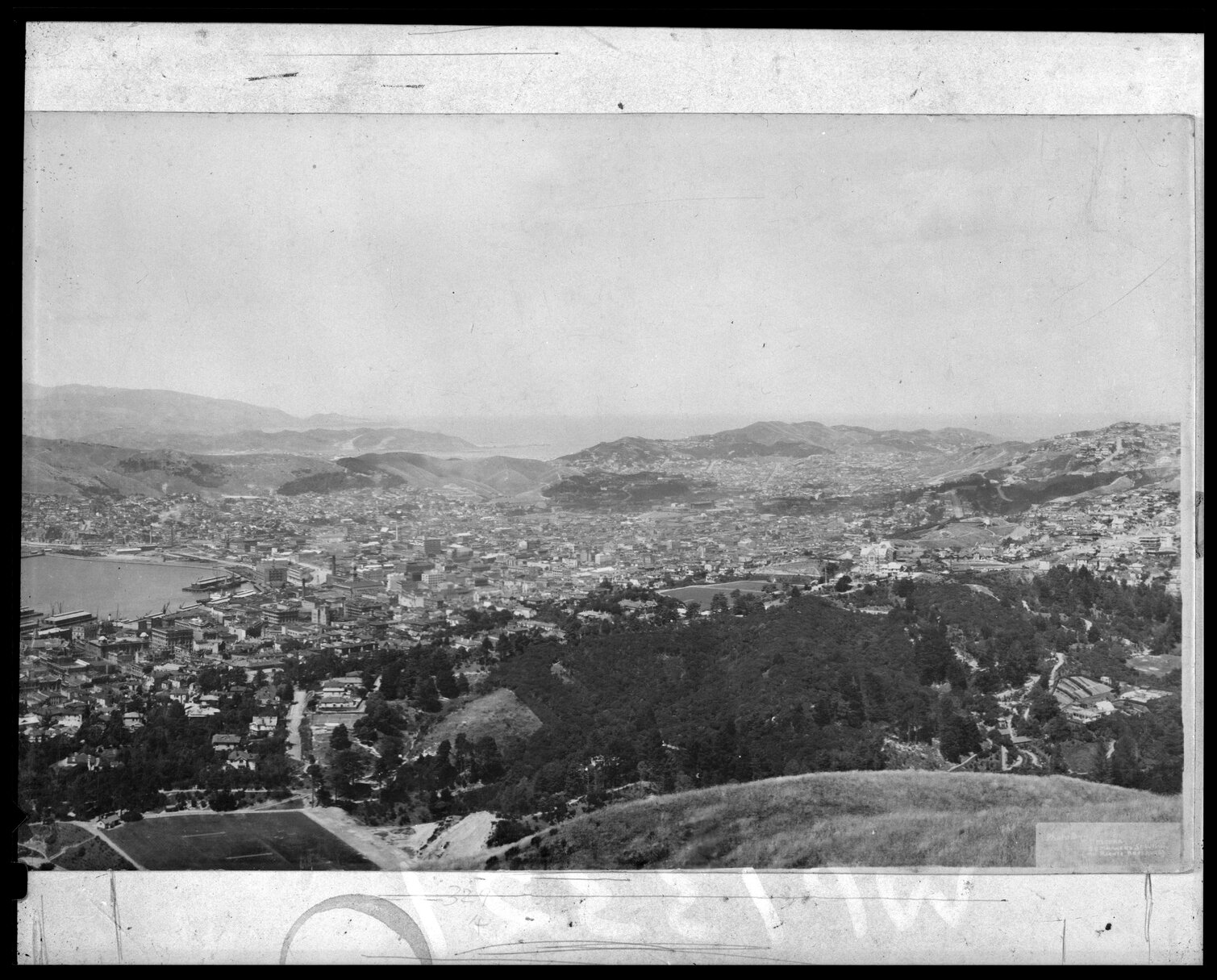 Panorama of Wellington, from Wireless Station
