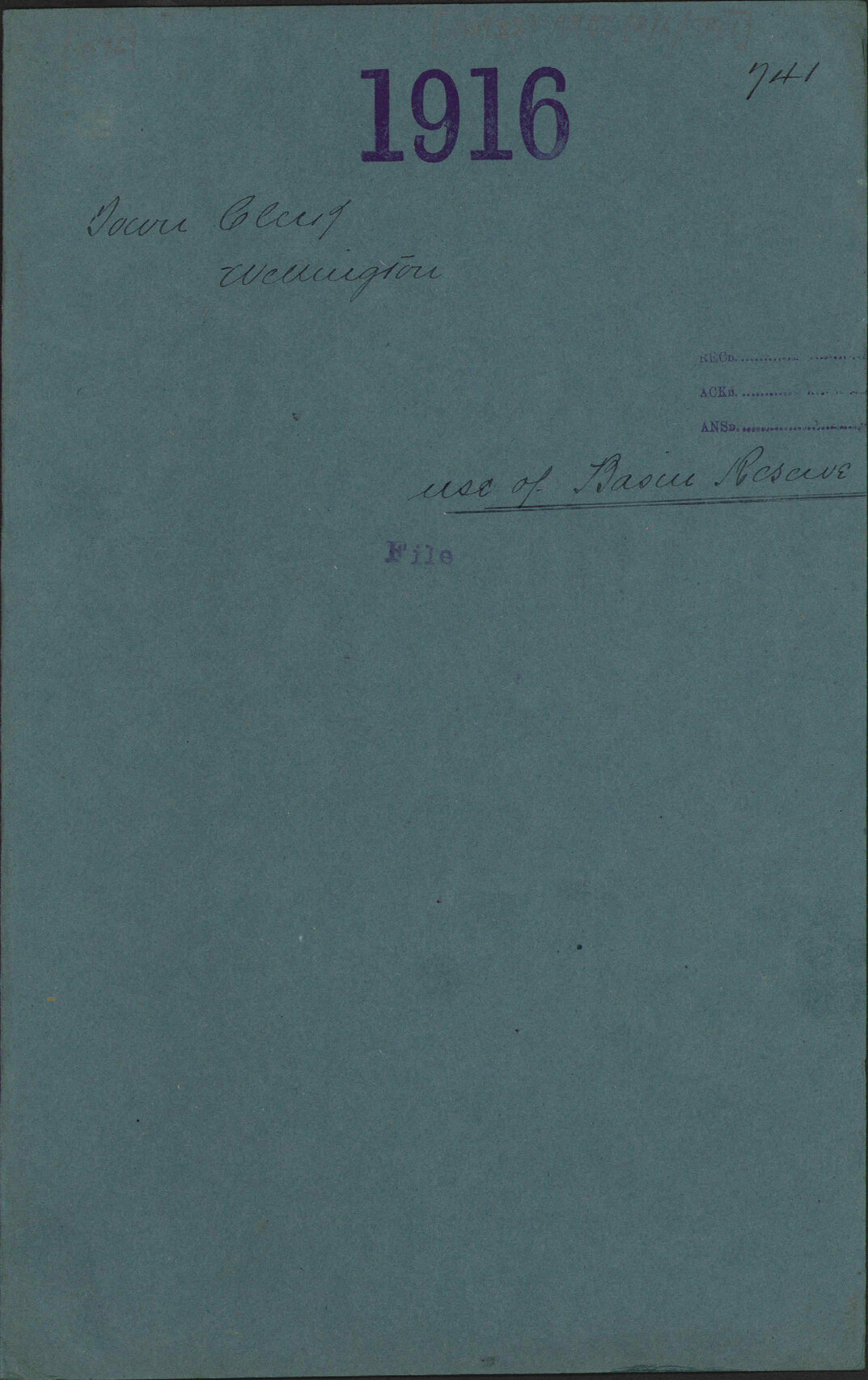 Use of Basin Reserve - Town Clerk, Wellington