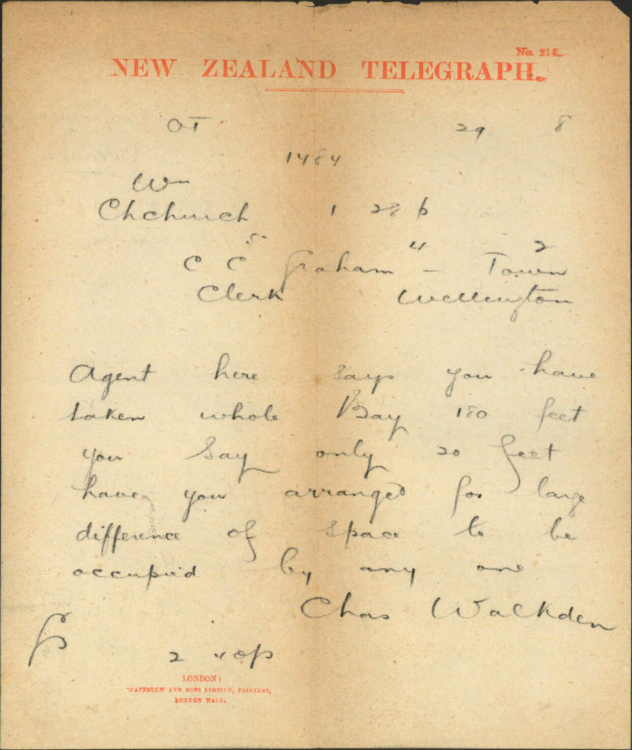 Free space for exhibits - City Surveyor Christchurch