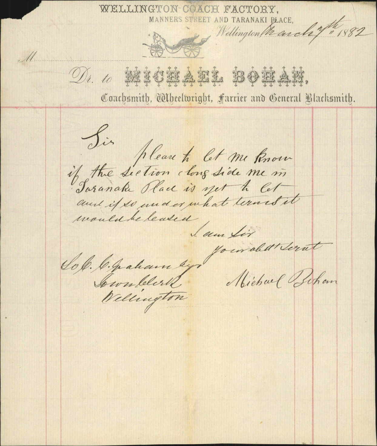 Michael Bohan, enquiring as to Market Hall Reserve allotments