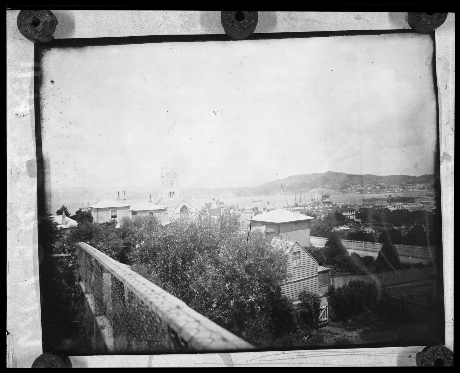 View of city from Hill Street, Thorndon