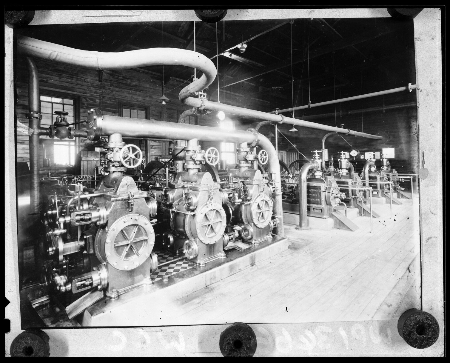 Interior of the Drainage Pumping Station