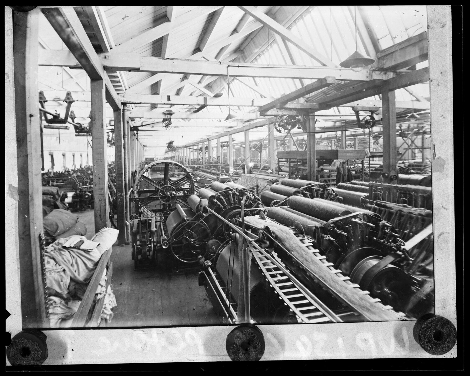Interior of the Petone Woollen Mills