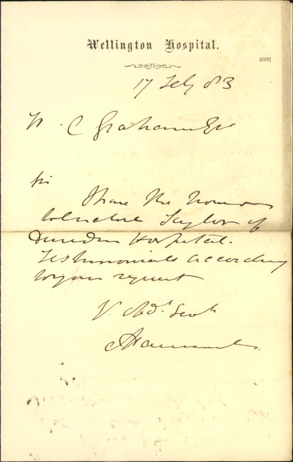Returning William Taylors testimonials - Hospital Surgeon